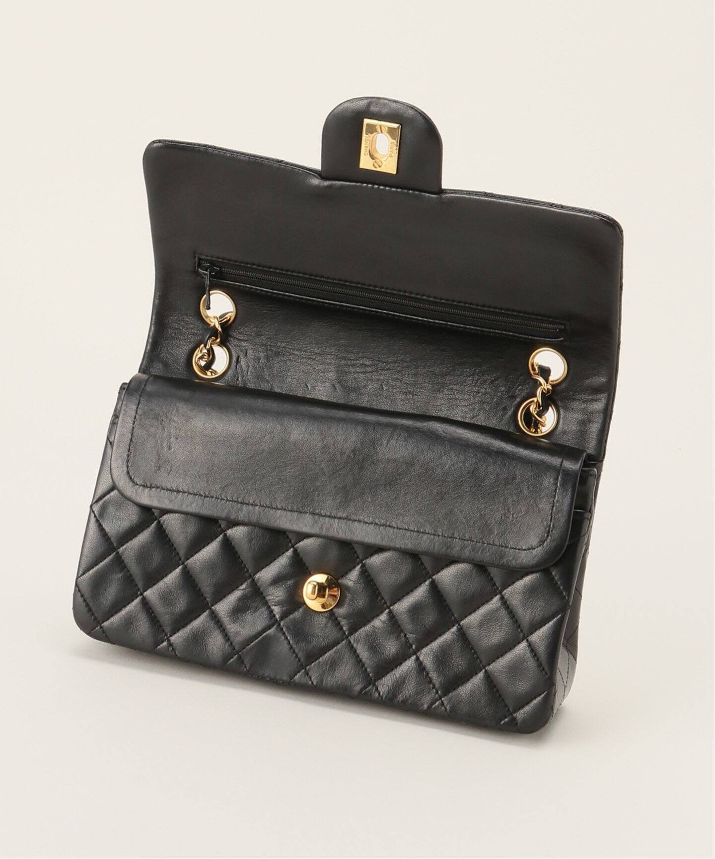 VINTAGE CHANEL/シャネル】マトラッセチェーンショルダーバッグ 23  