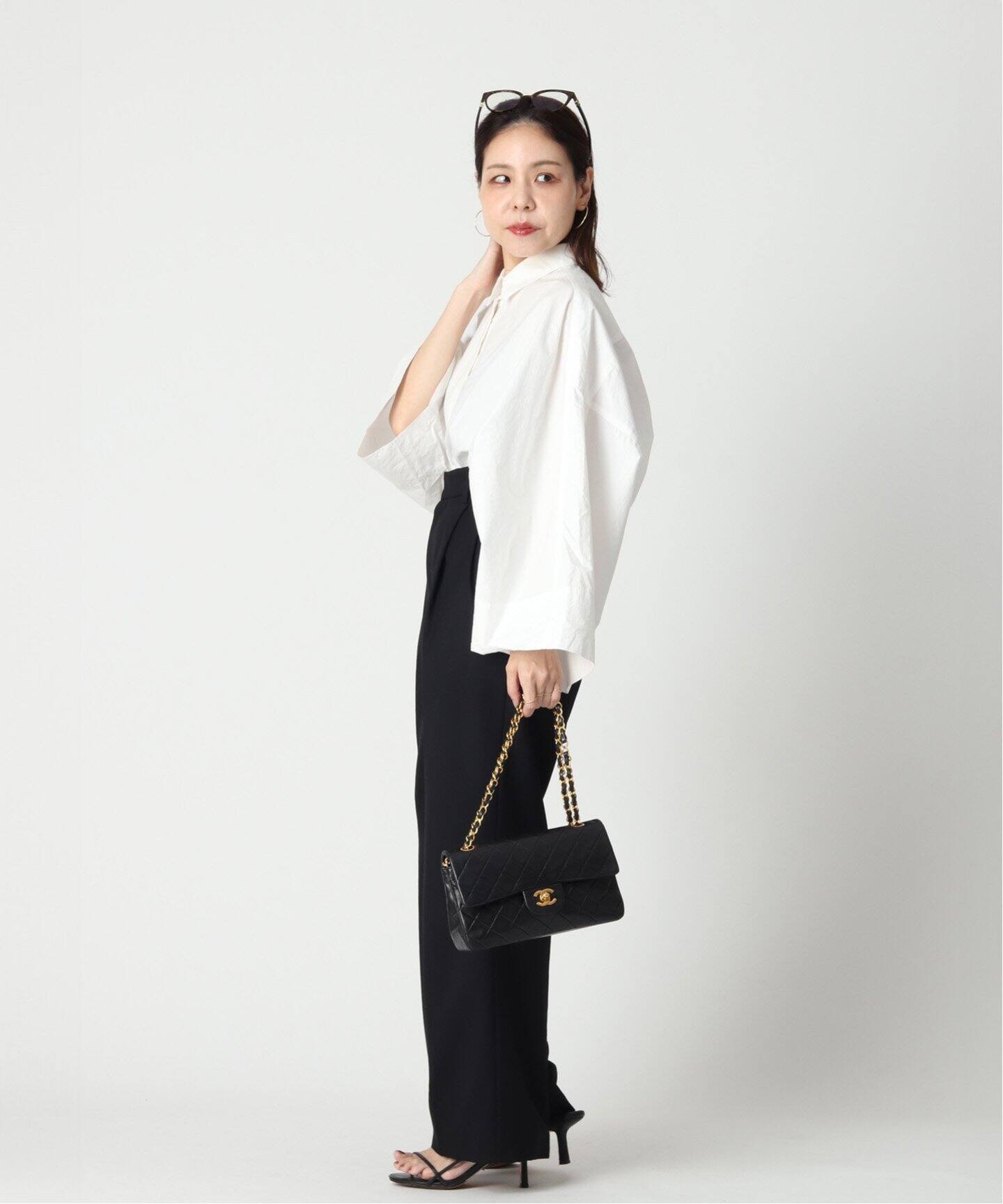 VINTAGE CHANEL/シャネル】マトラッセチェーンショルダーバッグ 23  