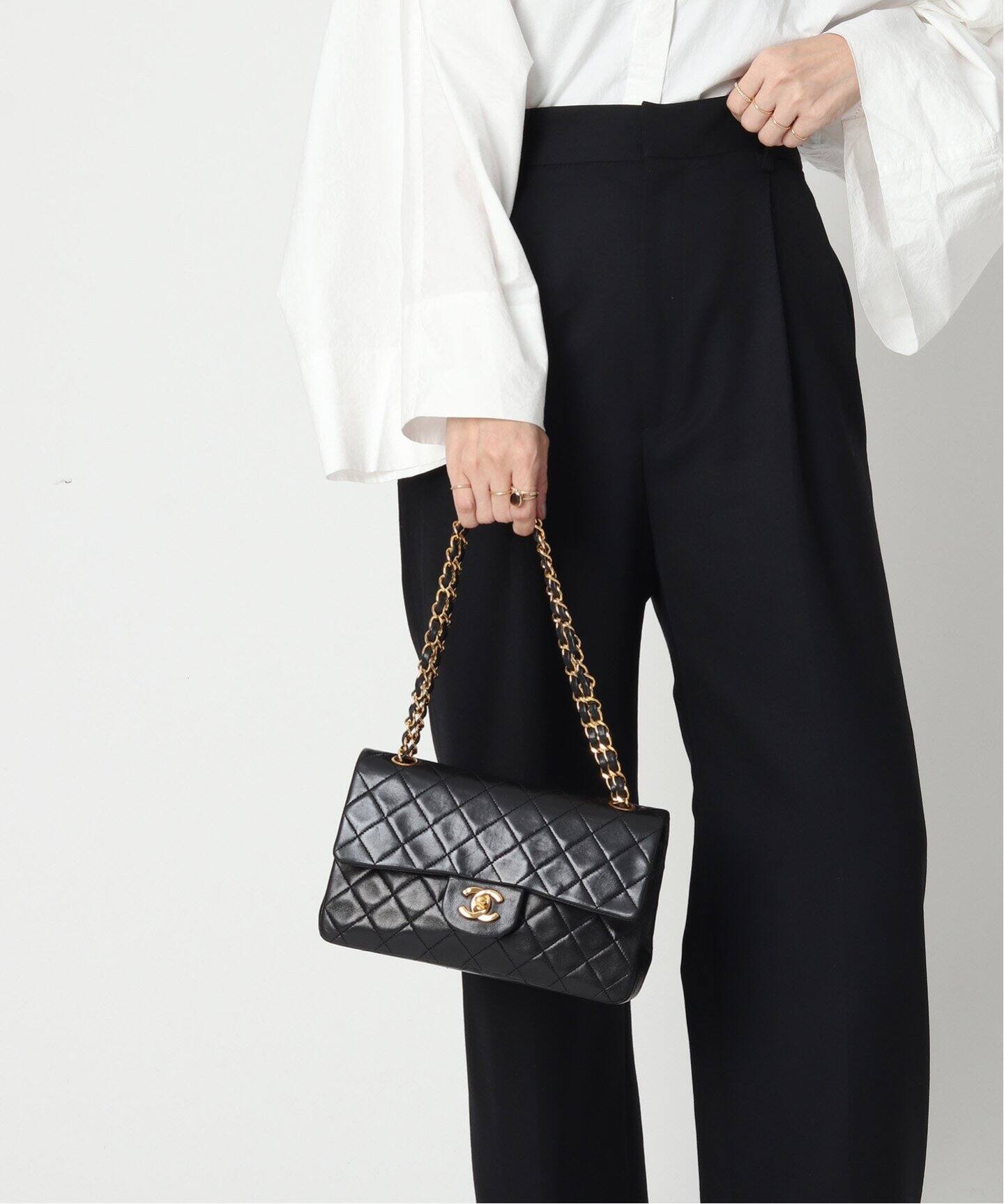 VINTAGE CHANEL/シャネル】マトラッセチェーンショルダーバッグ 23  