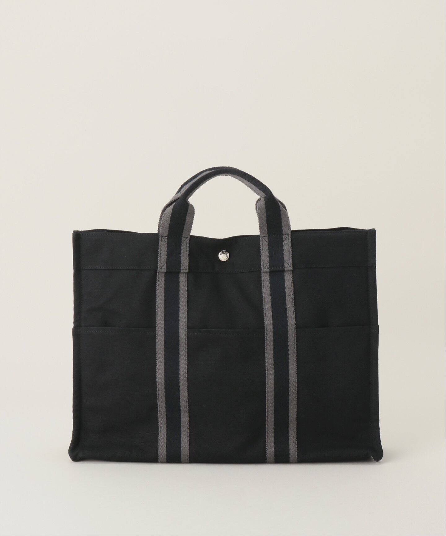 HERMES エルメス フールトゥMM トートバッグ ハンドバッグ ブラック系 