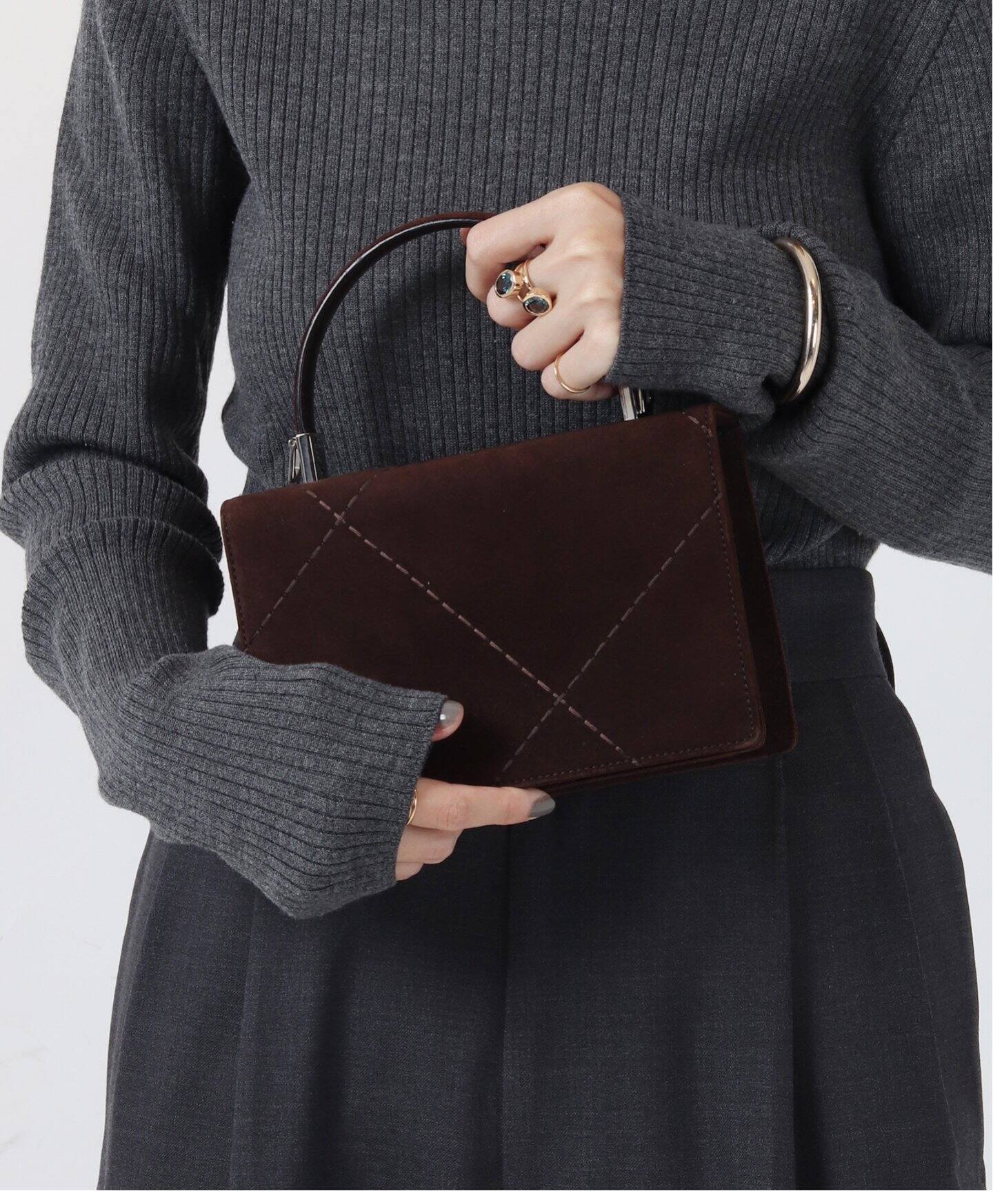 VINTAGE FERRAGAMO/フェラガモ】2wayミニバッグ（ショルダーバッグ 