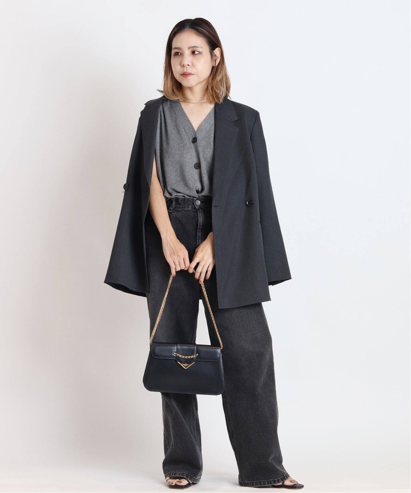 VINTAGE CARTIER/カルティエ】 サファイアライン・チェーンバッグ  