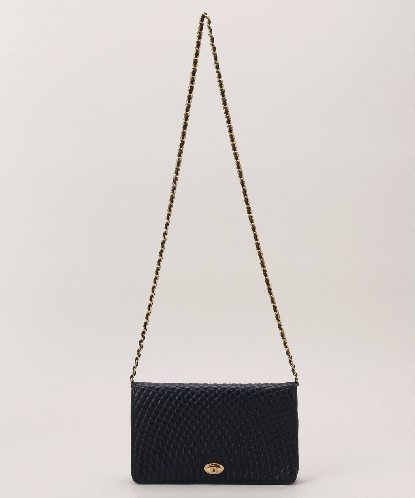 VINTAGE BALLY/バリー】チェーンショルダーバッグ（ショルダーバッグ  