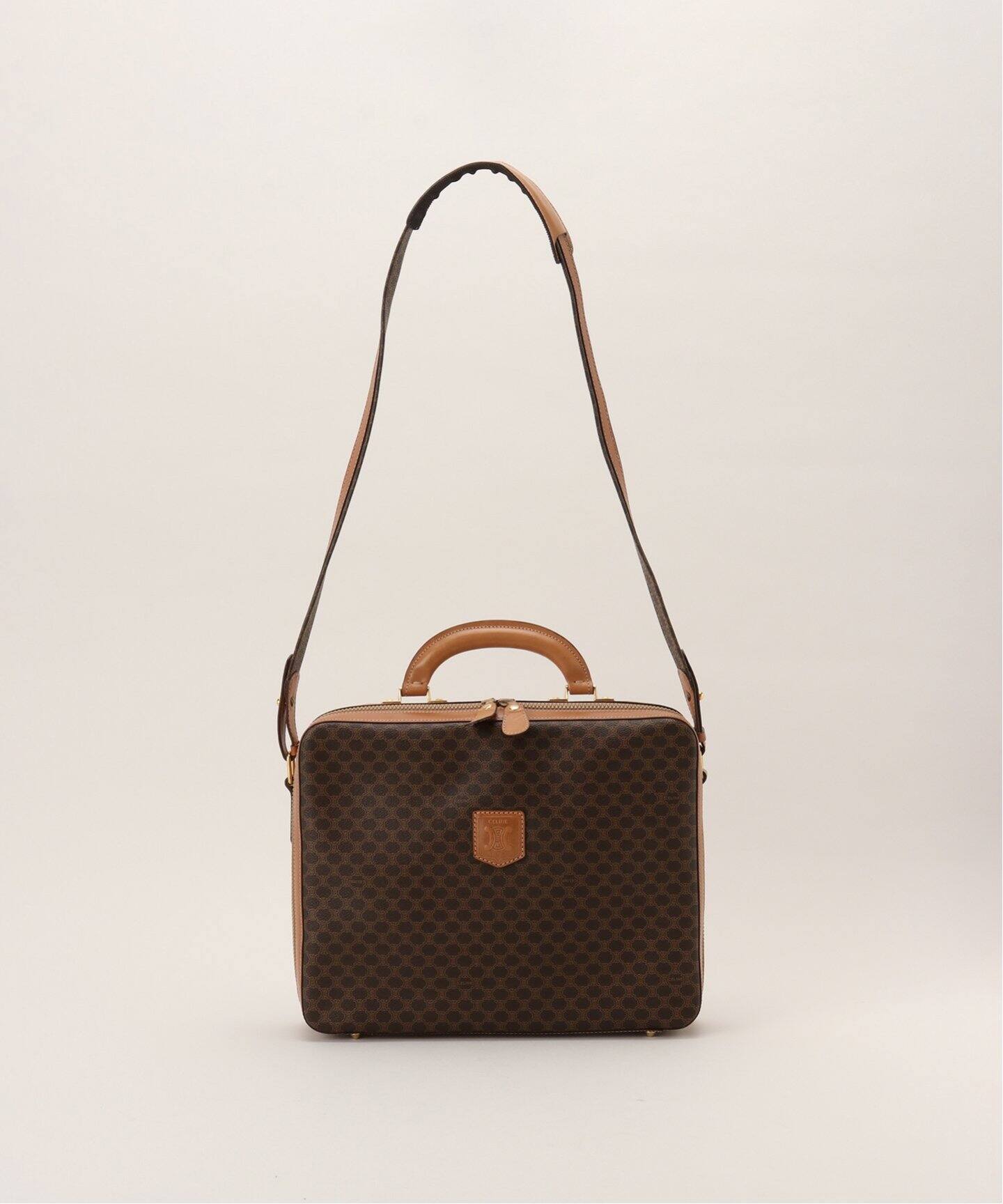 VINTAGE CELINE/セリーヌ】マカダム2wayバッグ（ハンドバッグ  