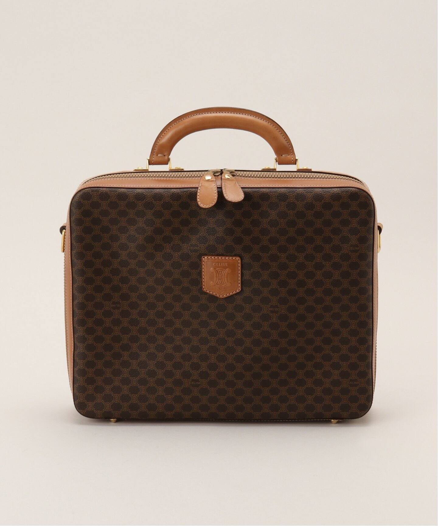 VINTAGE CELINE/セリーヌ】マカダム2wayバッグ（ハンドバッグ 