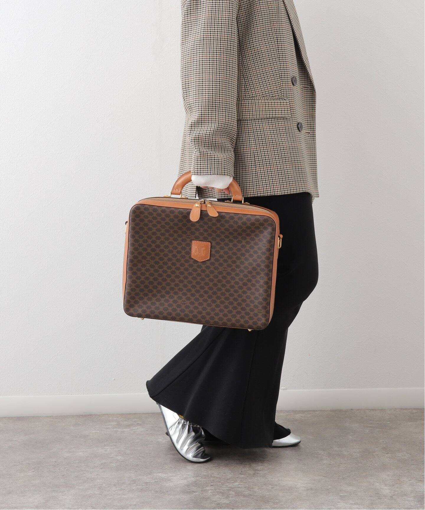 VINTAGE CELINE/セリーヌ】マカダム2wayバッグ（ハンドバッグ 