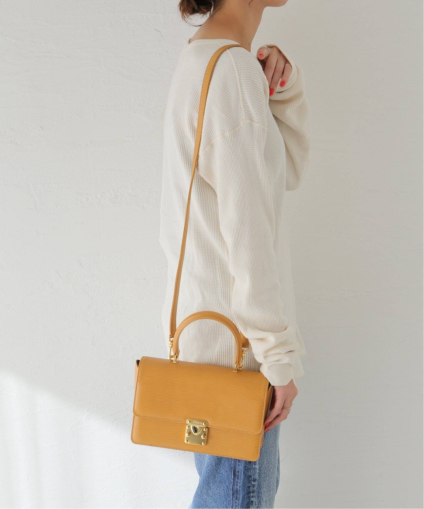 VINTAGE FENDI/フェンディ】2way バッグ（ショルダーバッグ  