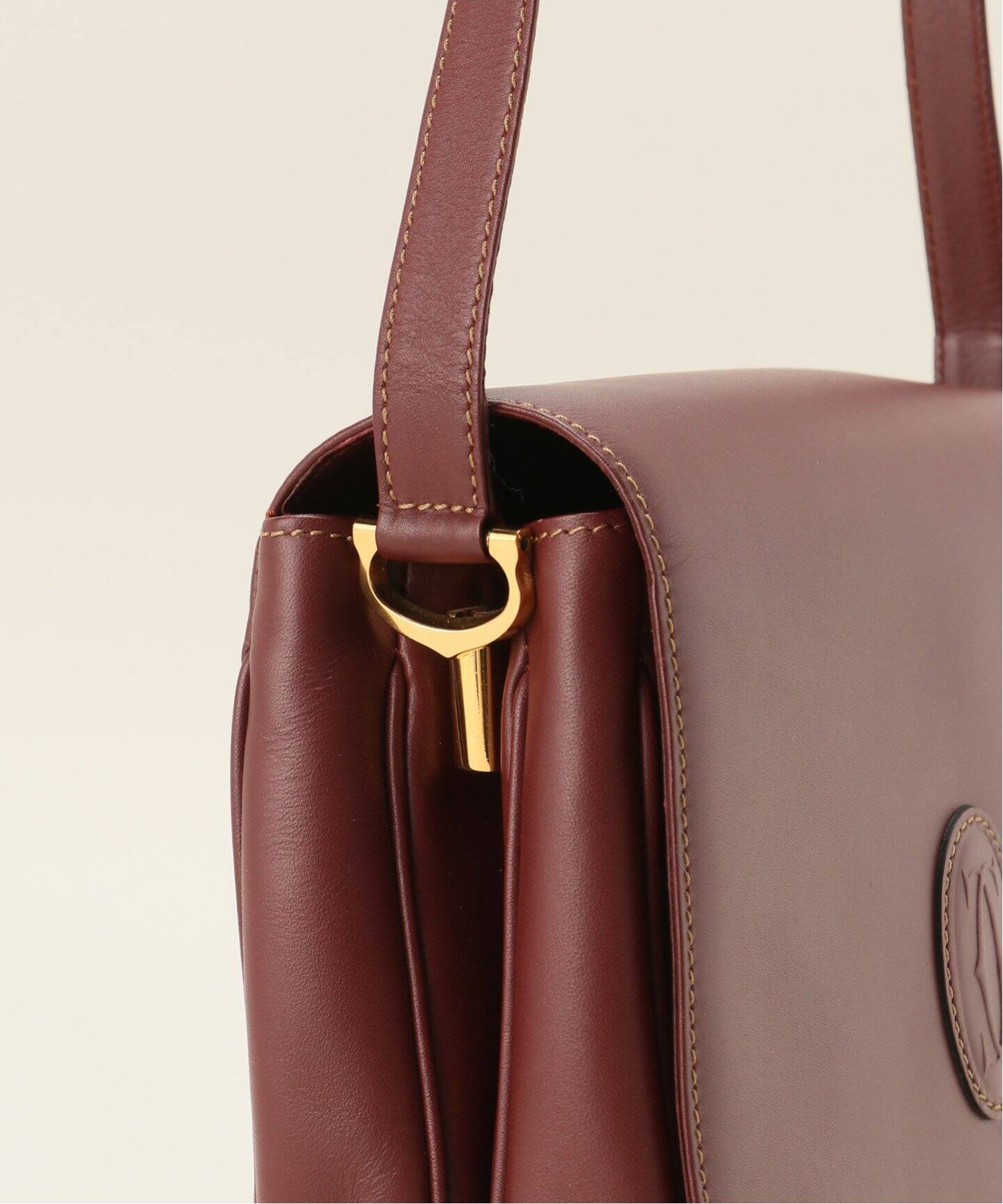 VINTAGE CARTIER/カルティエ】マストライン・ショルダーバッグ  