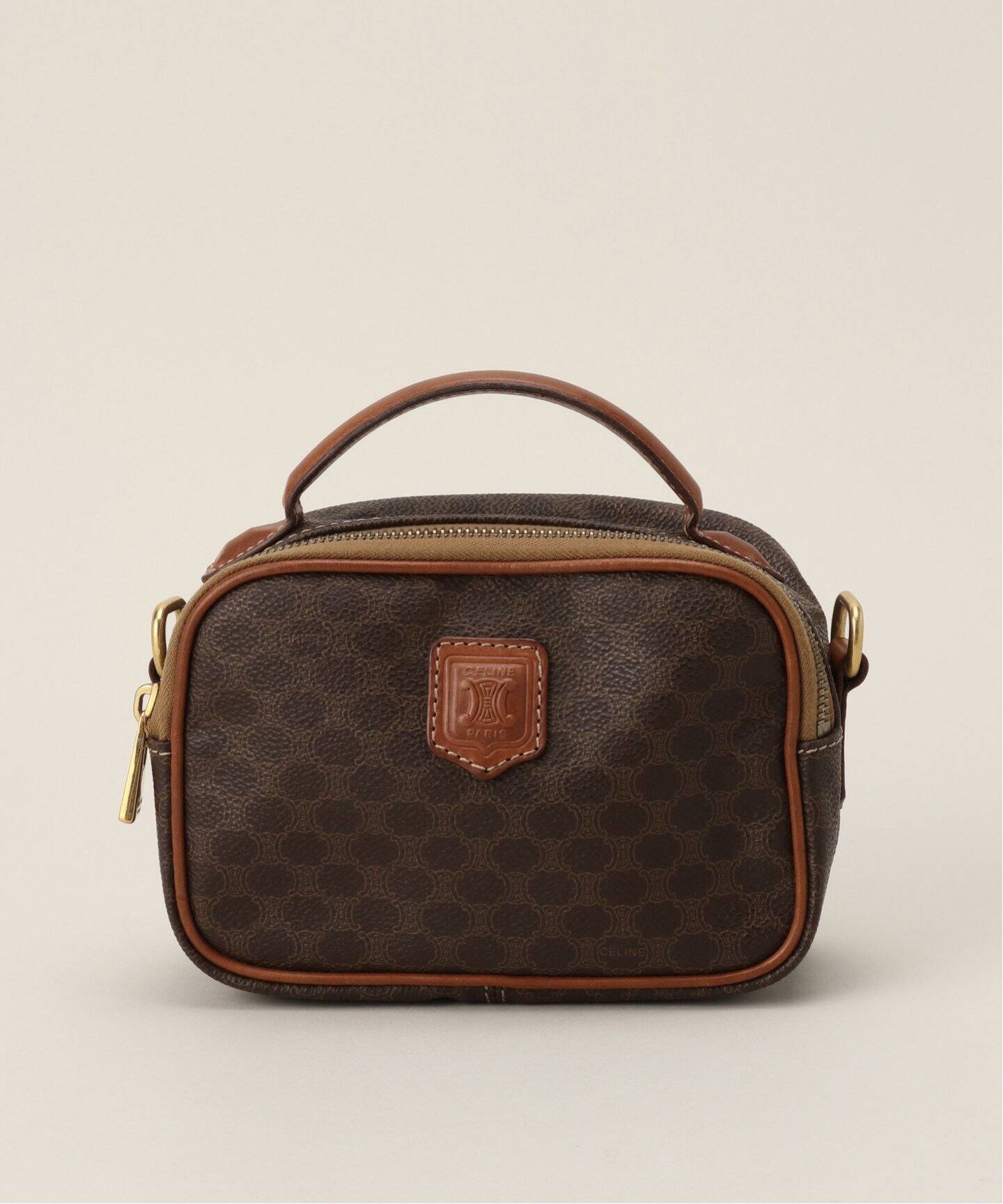 VINTAGE CELINE/セリーヌ】マカダムミニ2wayバッグ（ショルダーバッグ 