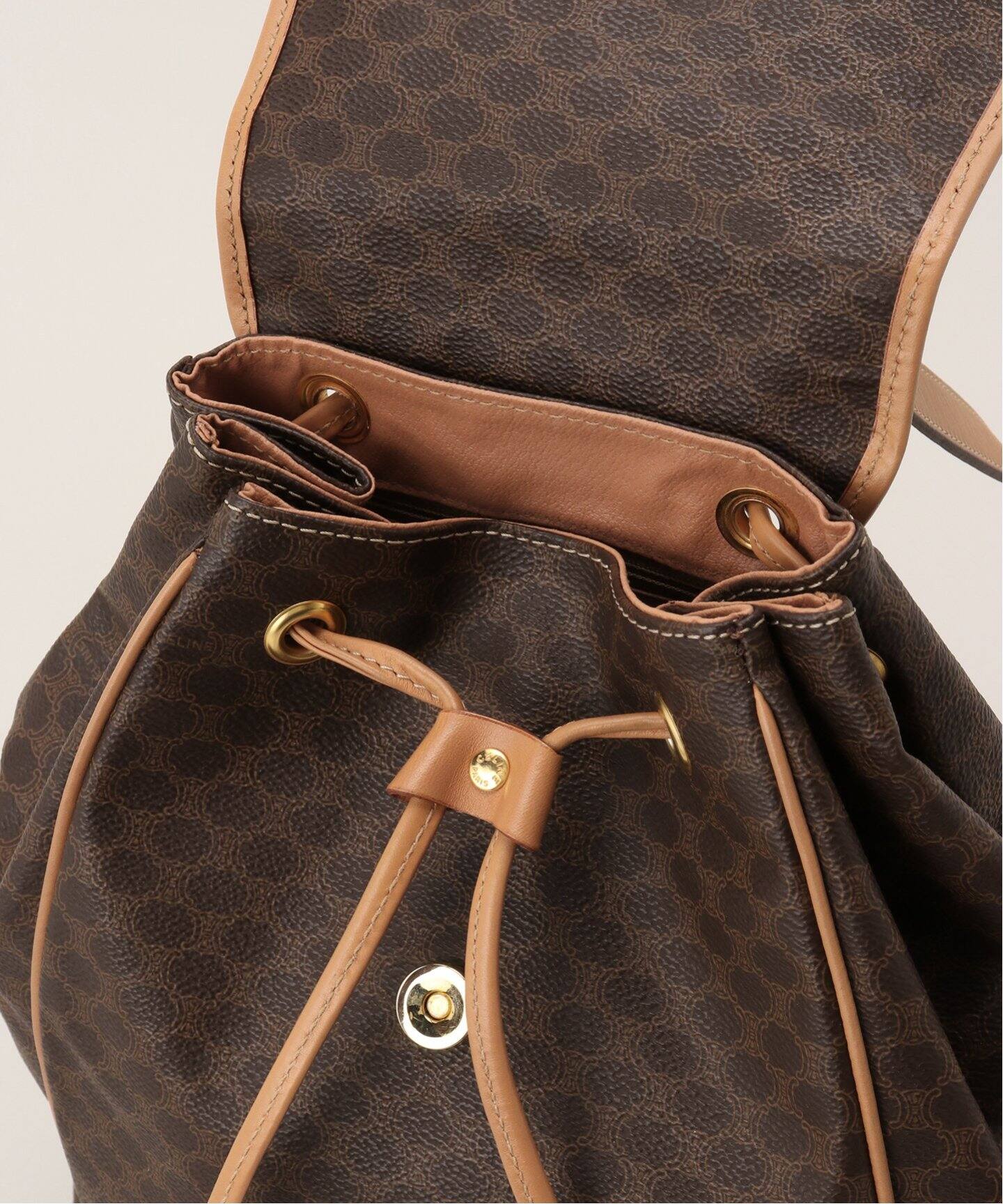 VINTAGE CELINE/セリーヌ】マカダムバッグパック（バックパック 