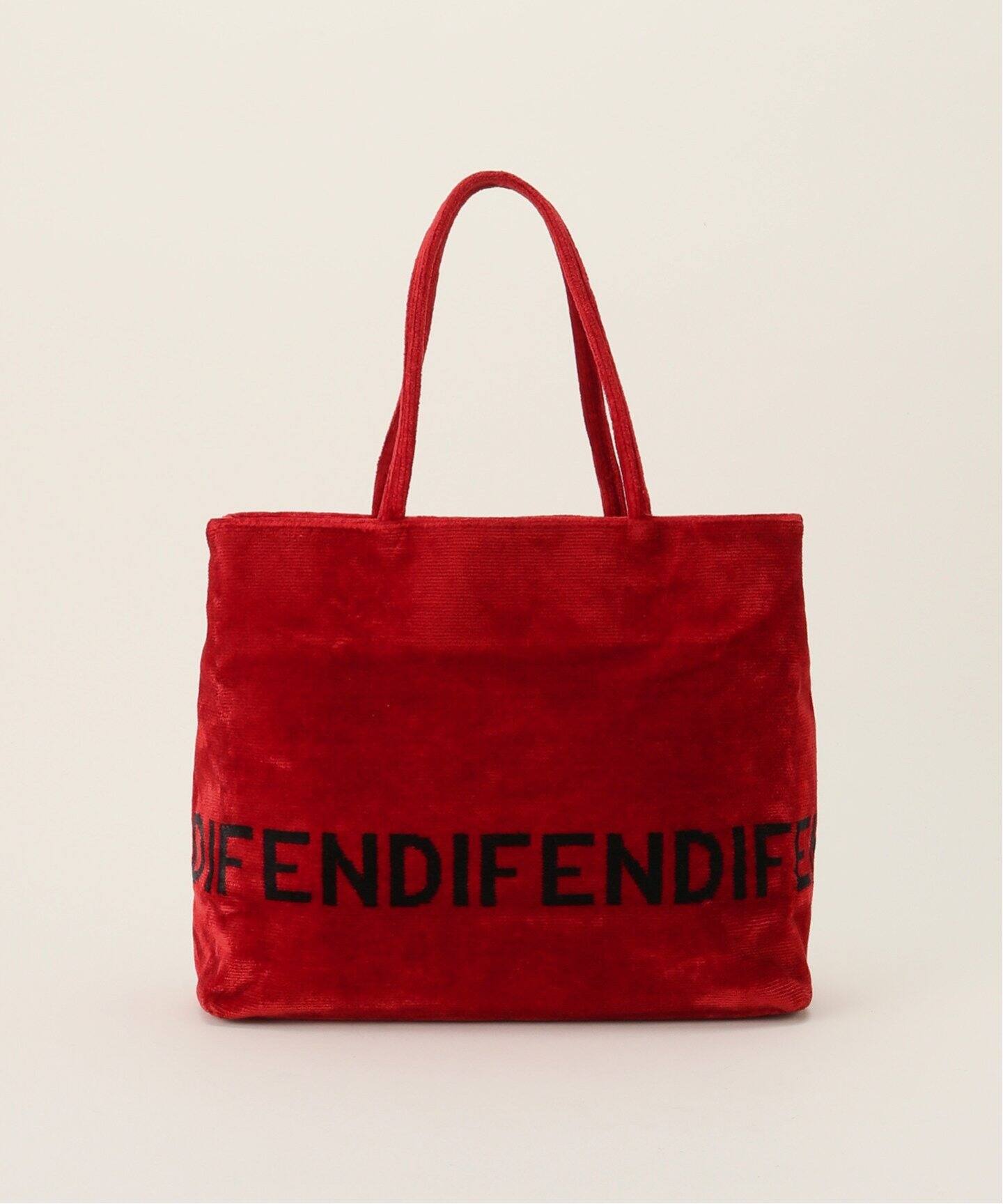 VINTAGE FENDI/フェンディ】ベロアロゴトートバッグ（トートバッグ  