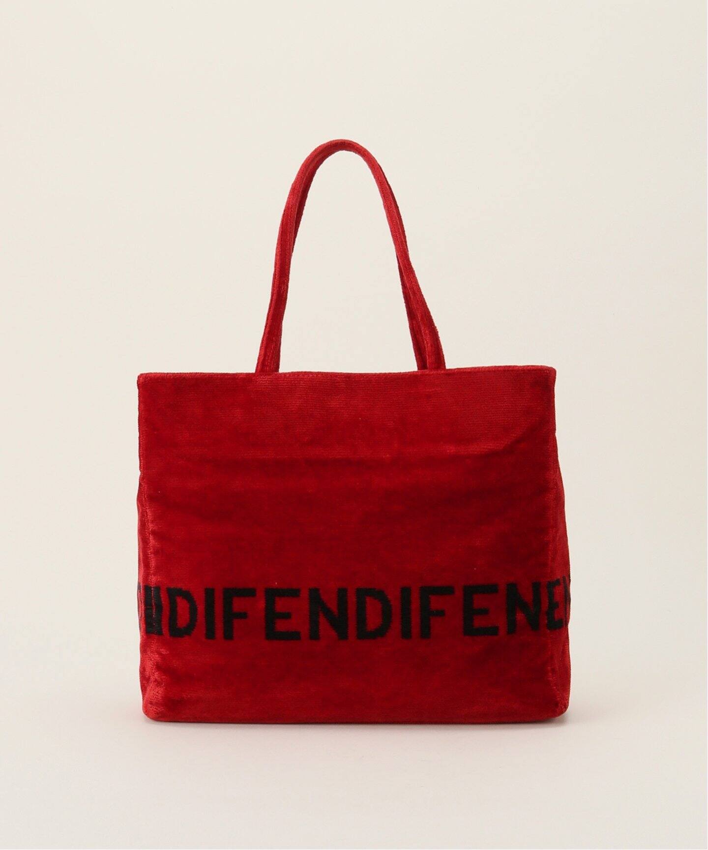 VINTAGE FENDI/フェンディ】ベロアロゴトートバッグ（トートバッグ  