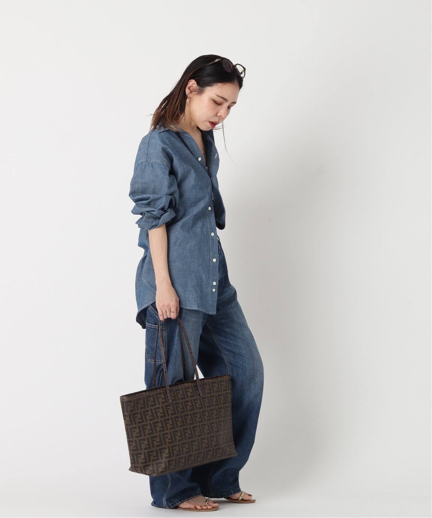 VINTAGE FENDI/フェンディ】Zucca トートバッグ（トートバッグ 