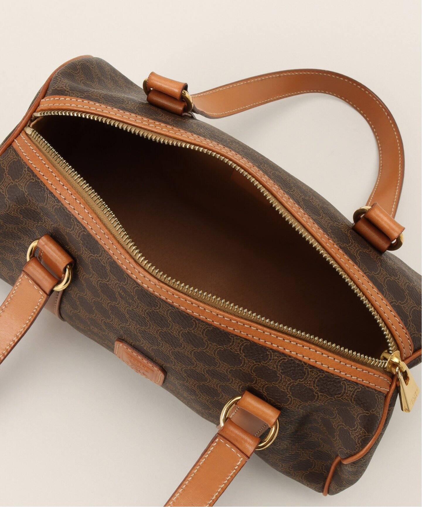 VINTAGE CELINE/セリーヌ】マカダムミニボストンバッグ（ボストン  