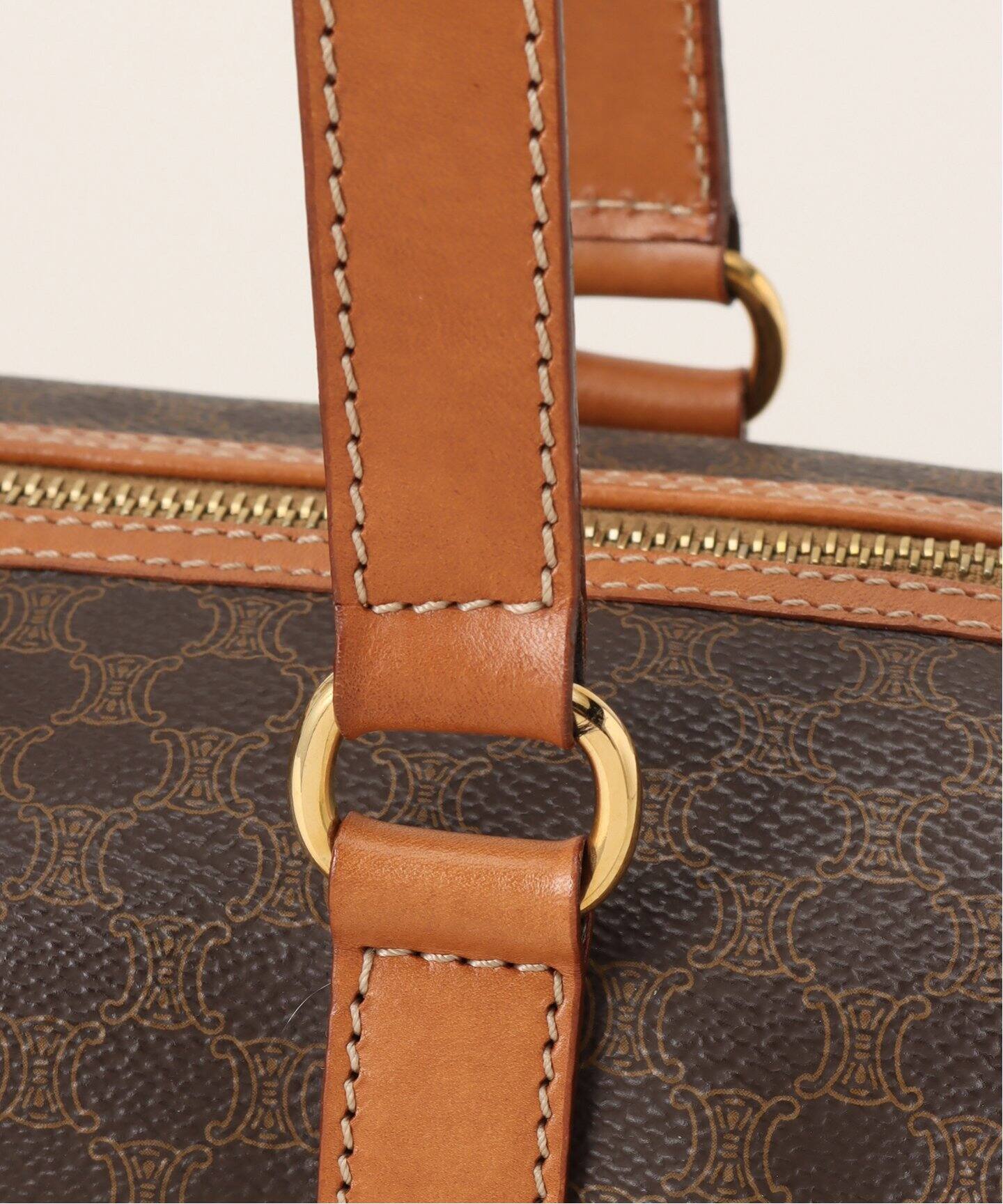 VINTAGE CELINE/セリーヌ】マカダムミニボストンバッグ（ボストン 