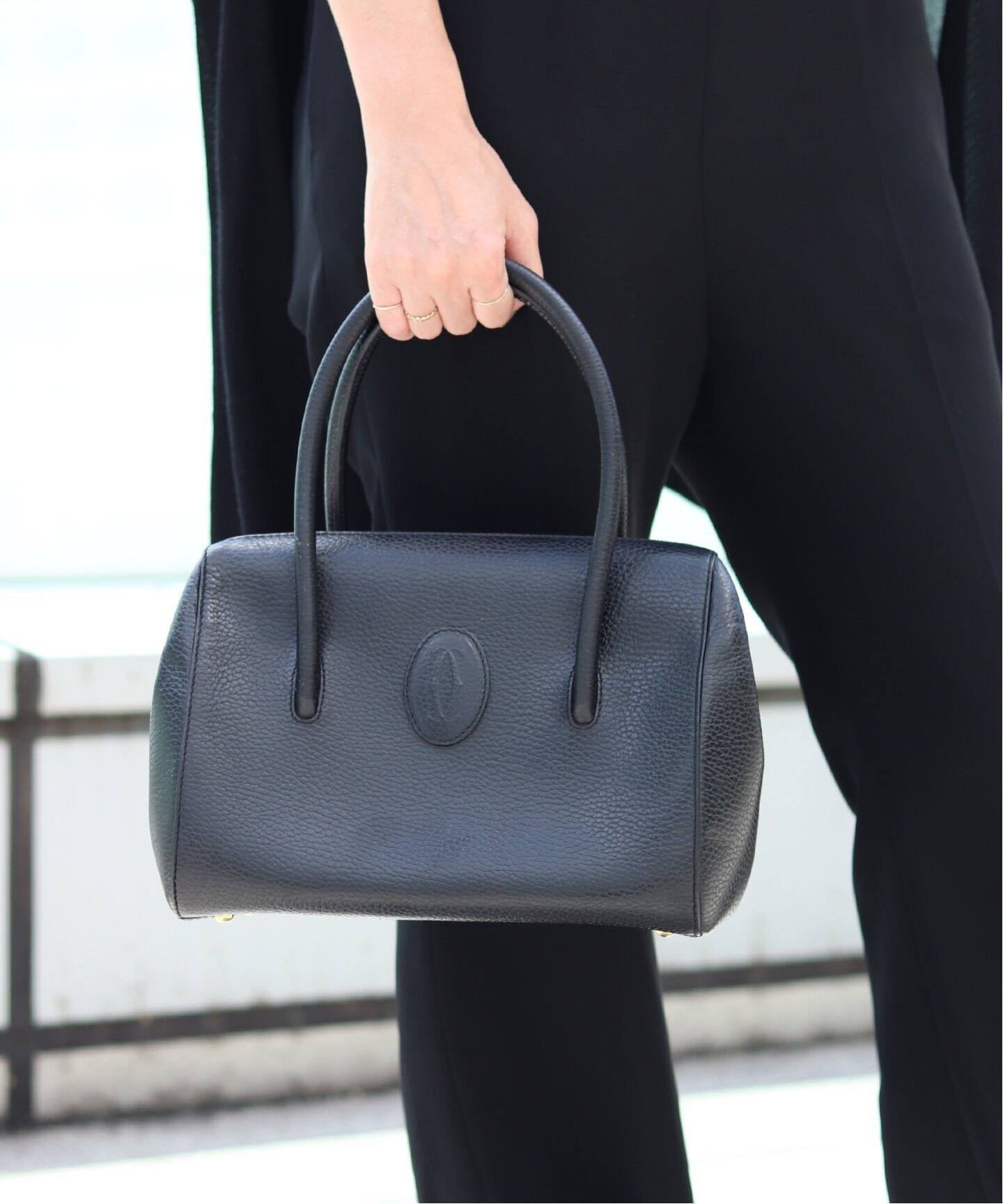 VINTAGE CARTIER/カルティエ】マストライン・ボストンバッグ（ボストン  