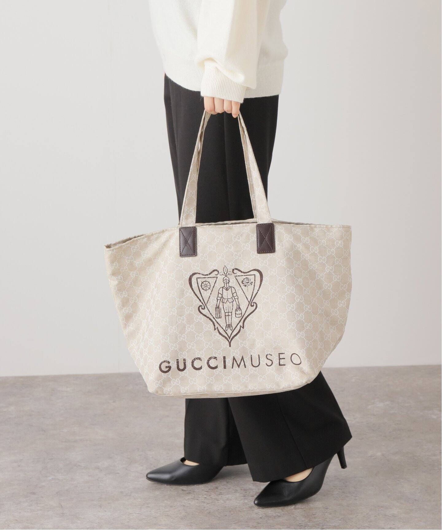 VINTAGE GUCCI/グッチ】Museo トートバッグ（トートバッグ  