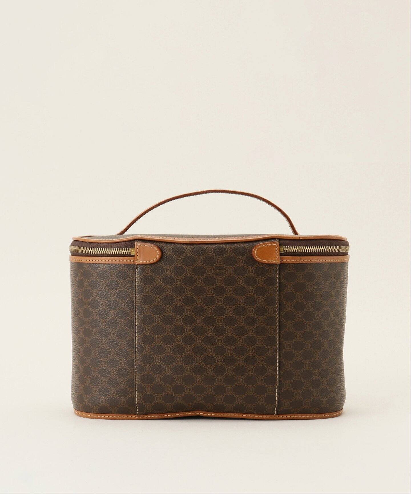 VINTAGE CELINE/セリーヌ】マカダム バニティバッグ（ハンドバッグ  