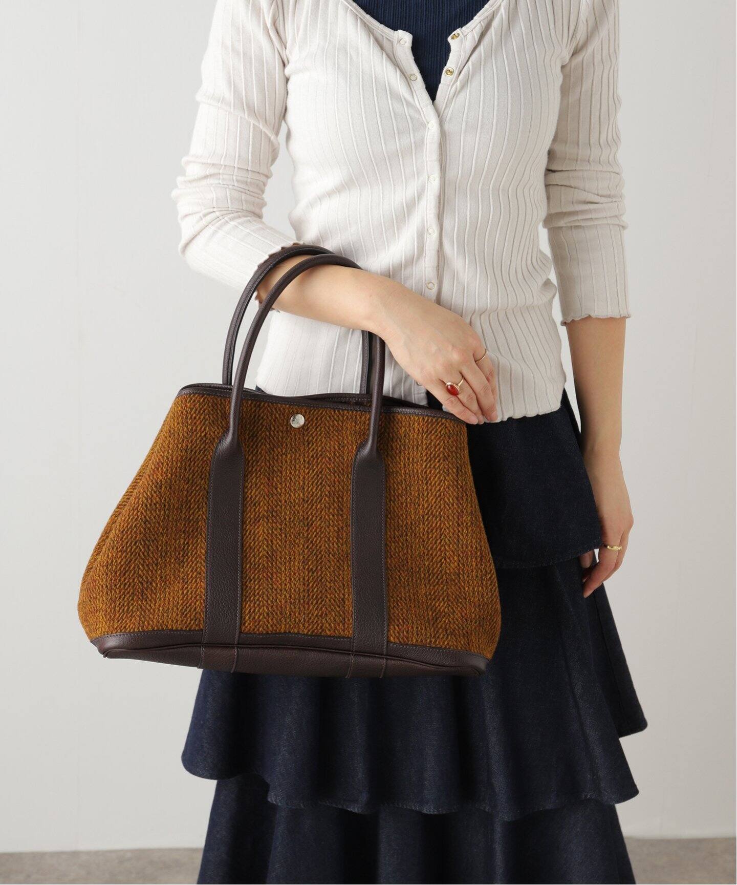 VINTAGE HERMES/エルメス】 Garden Party pm（トートバッグ  