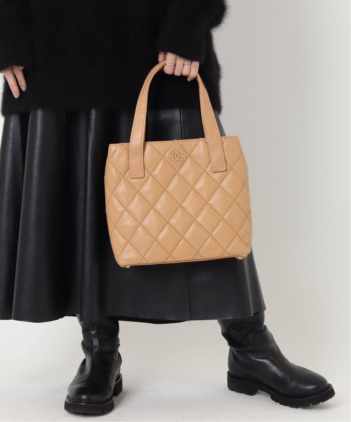 VINTAGE CHANEL/シャネル】Wild stitch トートバッグ（トートバッグ 