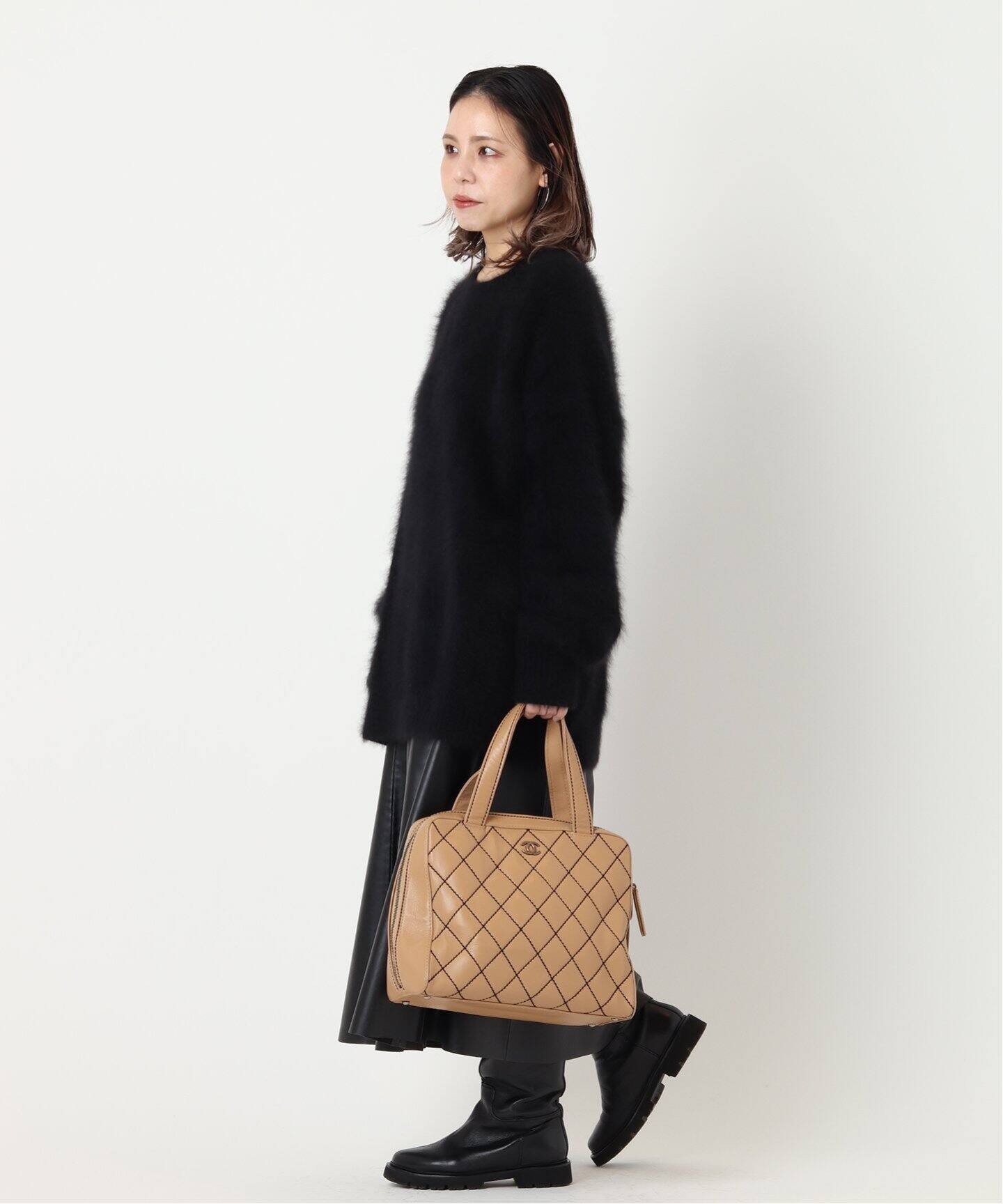 VINTAGE CHANEL/シャネル】Wild stitch トートバッグ（トートバッグ  