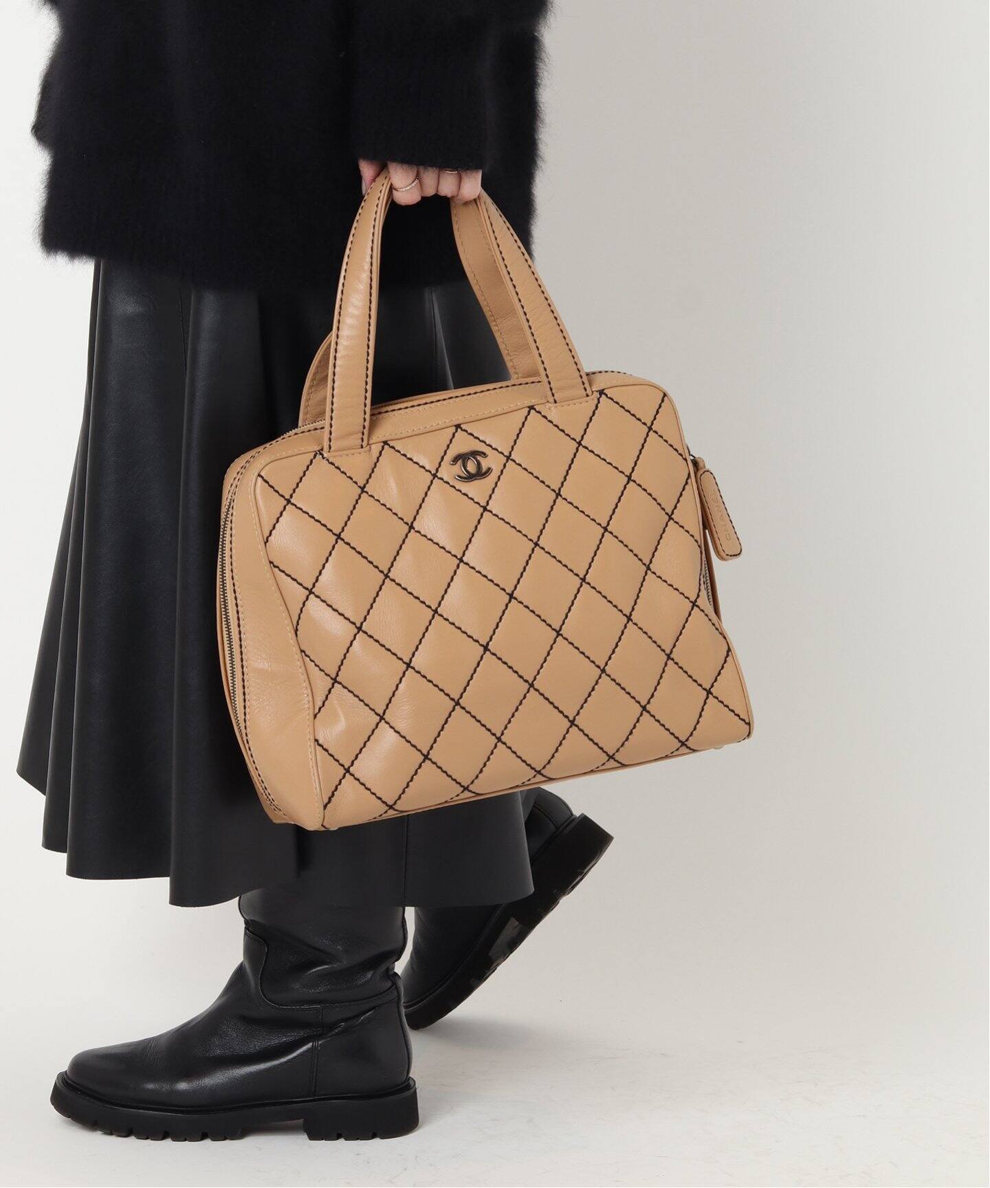 VINTAGE CHANEL/シャネル】Wild stitch トートバッグ（トートバッグ  