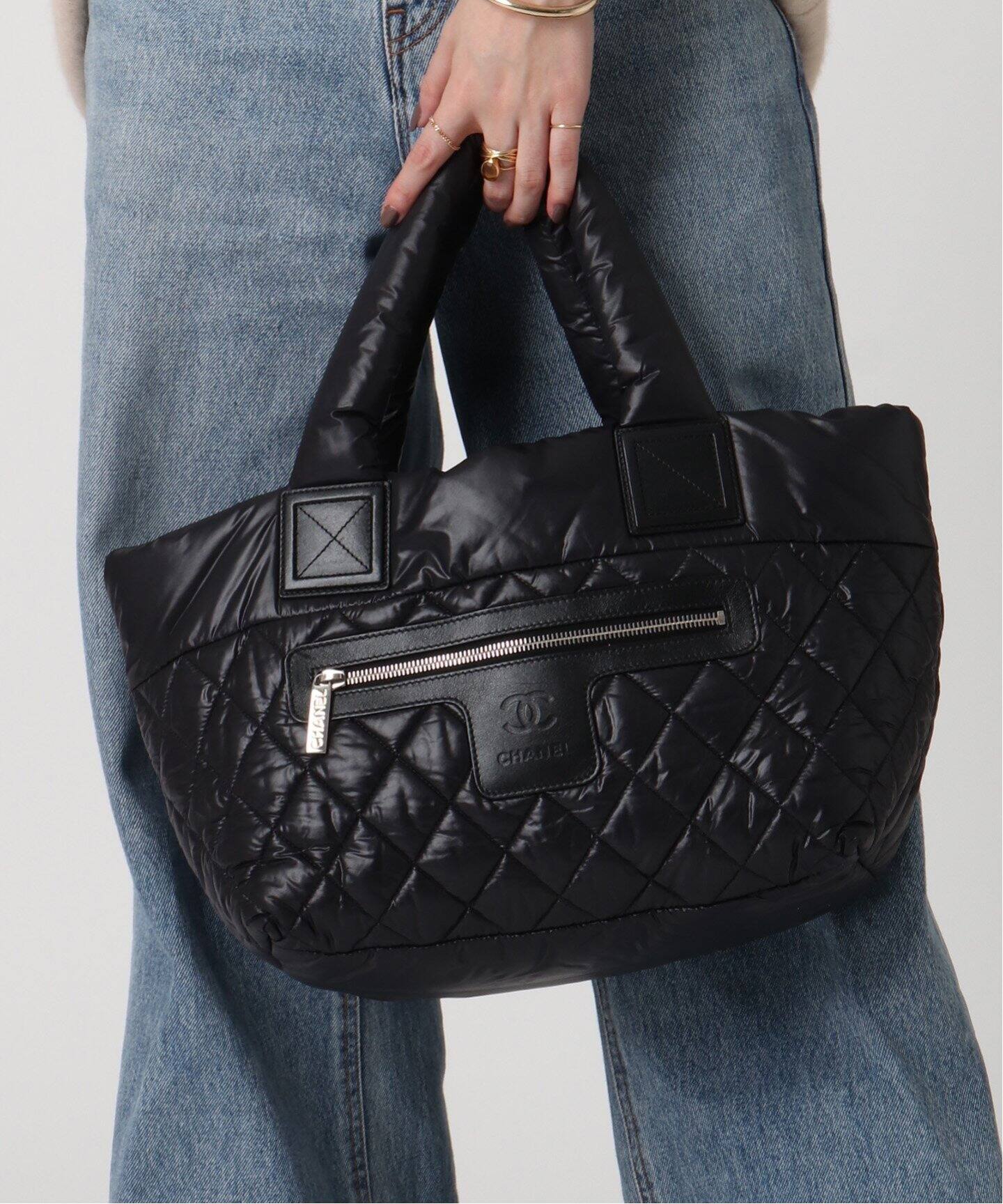 VINTAGE CHANEL/シャネル】Coco cocoon トートバッグ（トートバッグ  