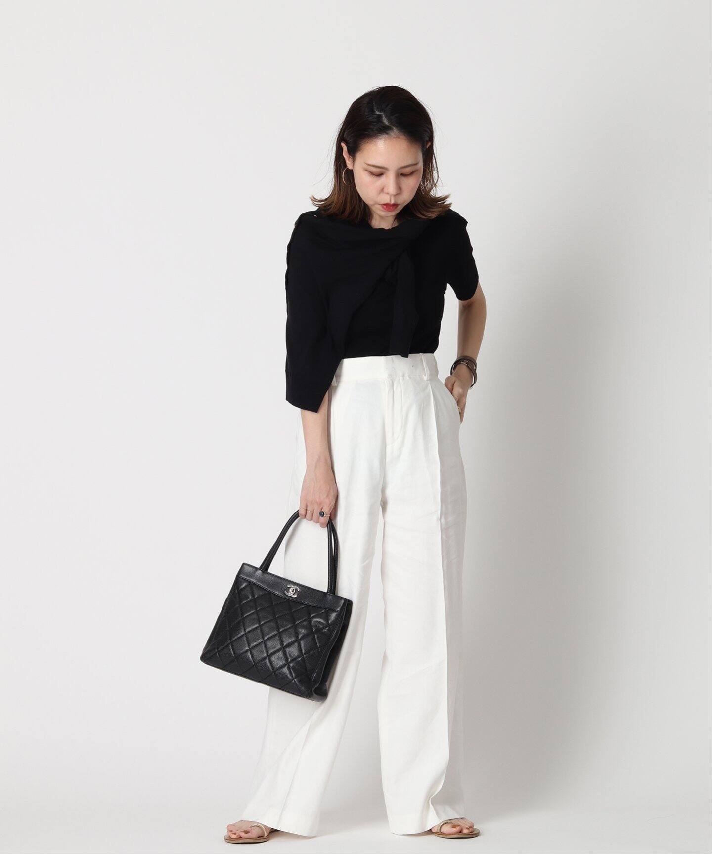 VINTAGE CHANEL/シャネル】マトラッセ トートバッグ（トートバッグ 