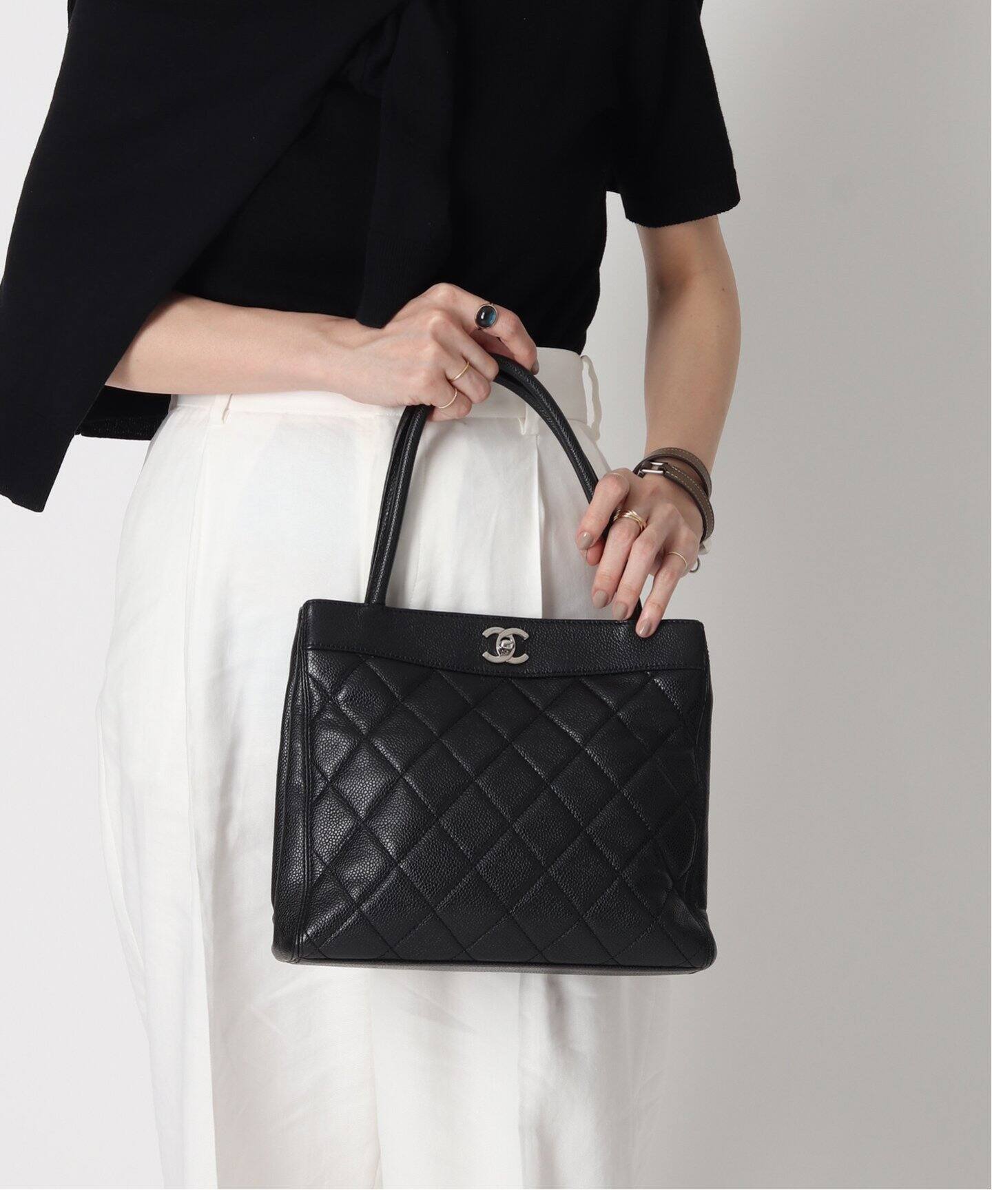 VINTAGE CHANEL/シャネル】マトラッセ トートバッグ（トートバッグ  