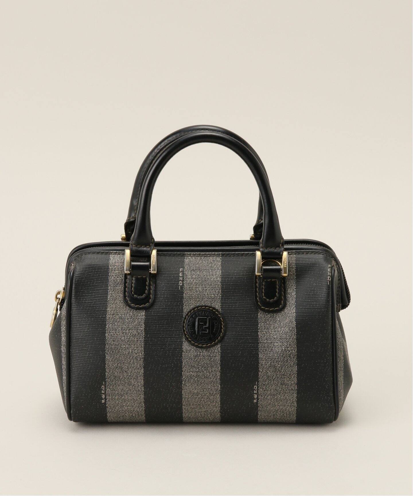 VINTAGE FENDI/フェンディ】Pequin ミニボストンバッグ（ボストン  