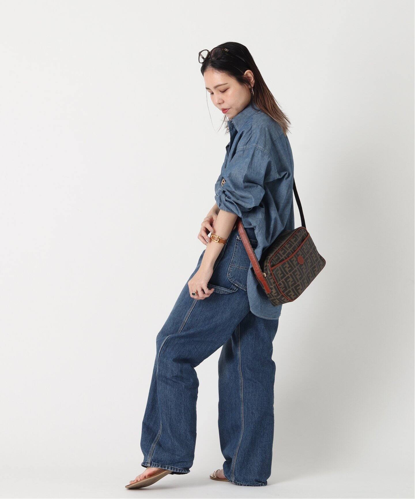 VINTAGE FENDI/フェンディ】Zucca ショルダーバッグ（ショルダーバッグ 