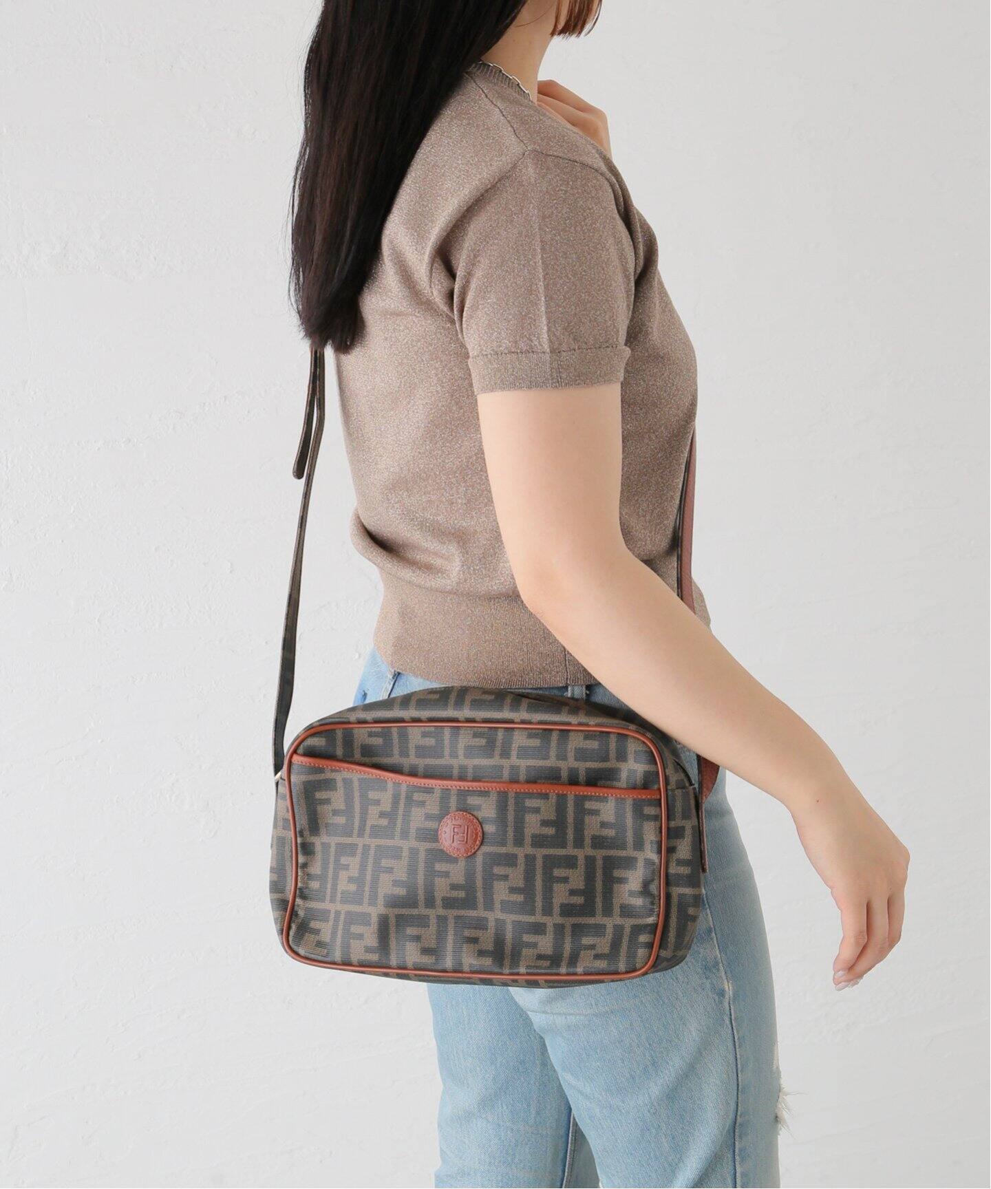 VINTAGE FENDI/フェンディ】Zucca ショルダーバッグ（ショルダーバッグ  