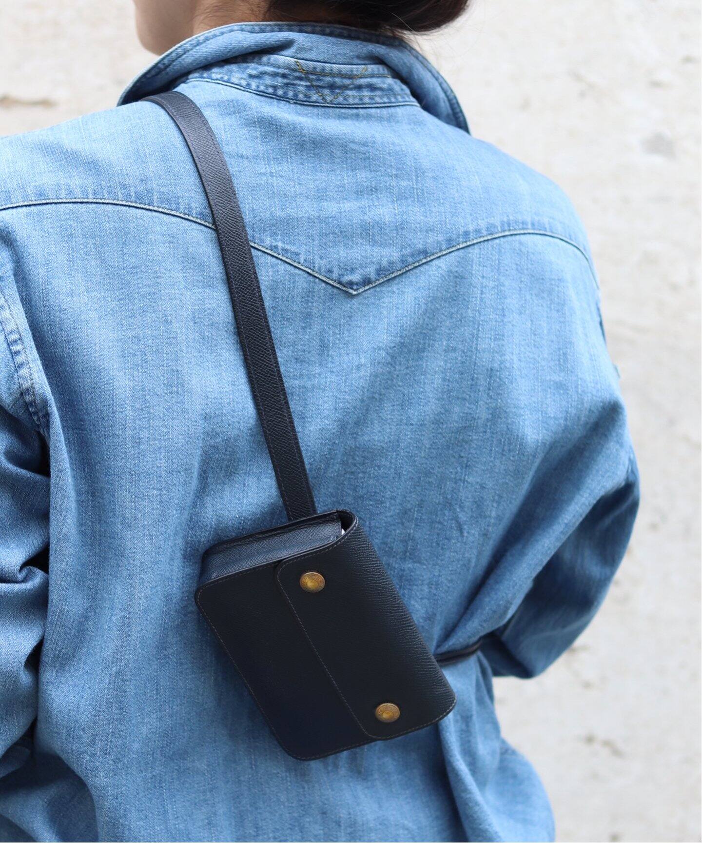 VINTAGE HERMES ポシェット・グリーン（ウェストポーチ）｜DECOUVERTE 