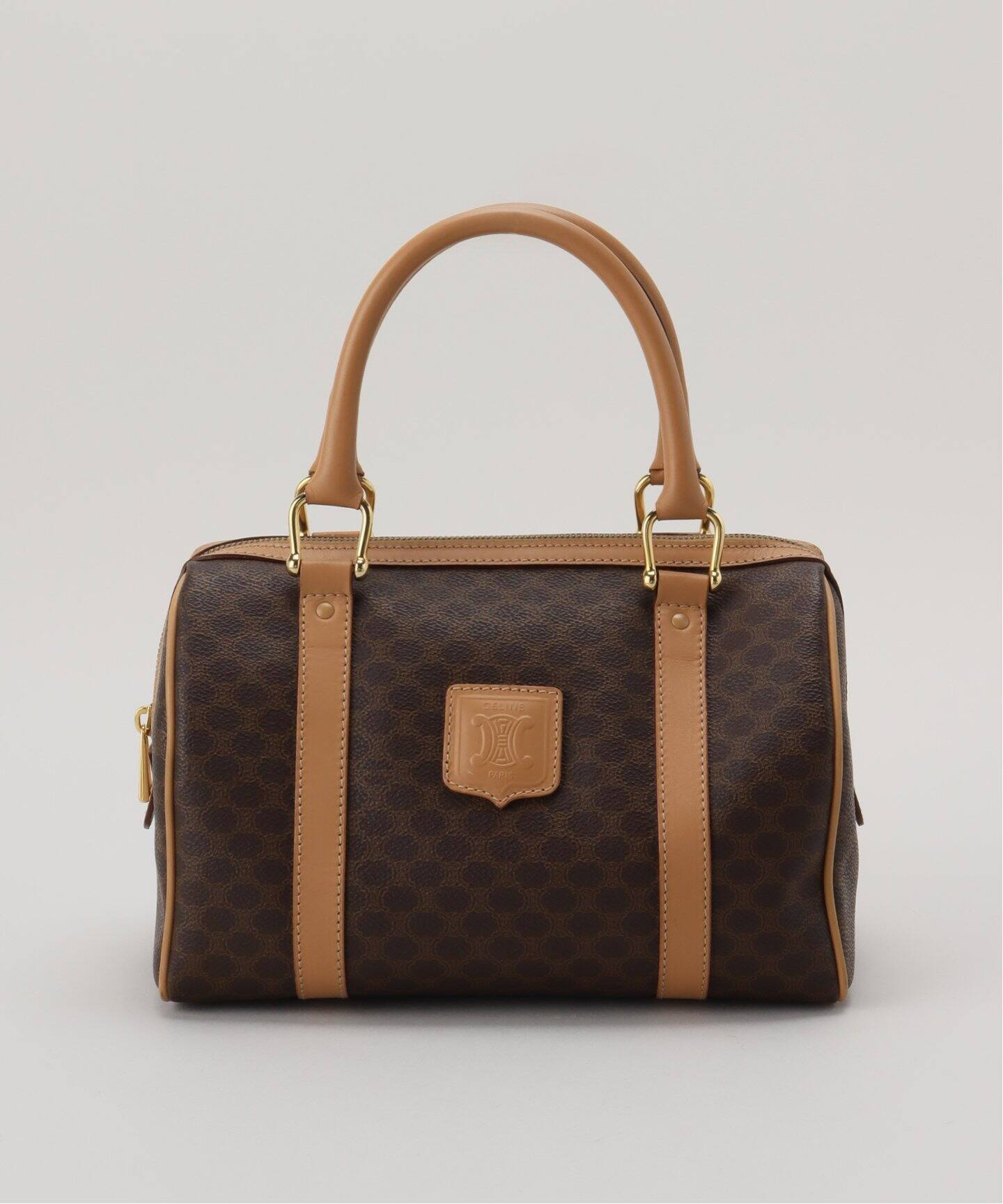 VINTAGE CELINE マカダムボストンバッグ（ボストンバッグ 