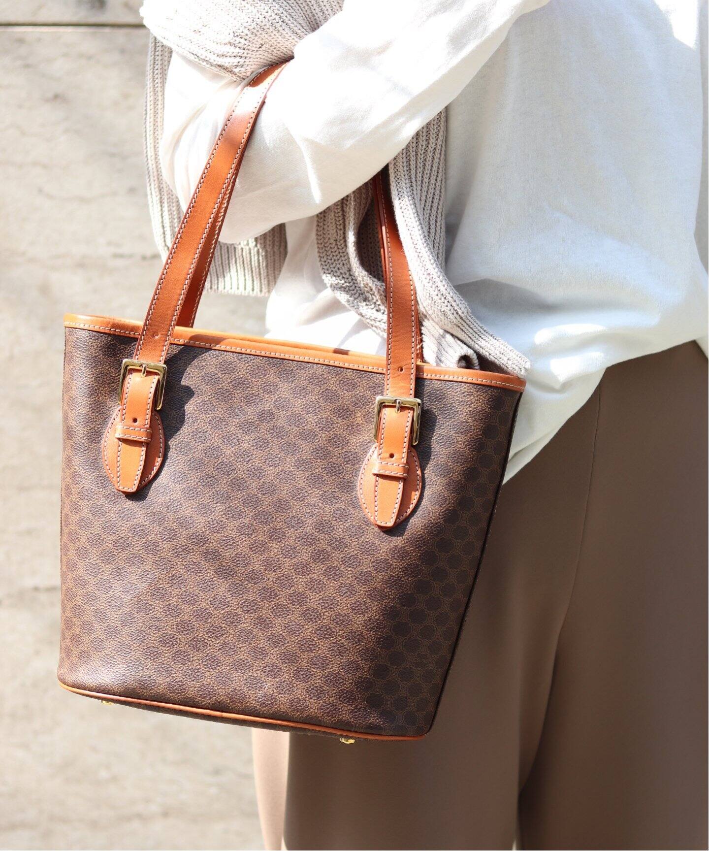 VINTAGE CELINE マカダムトートバッグ（トートバッグ）｜DECOUVERTE  