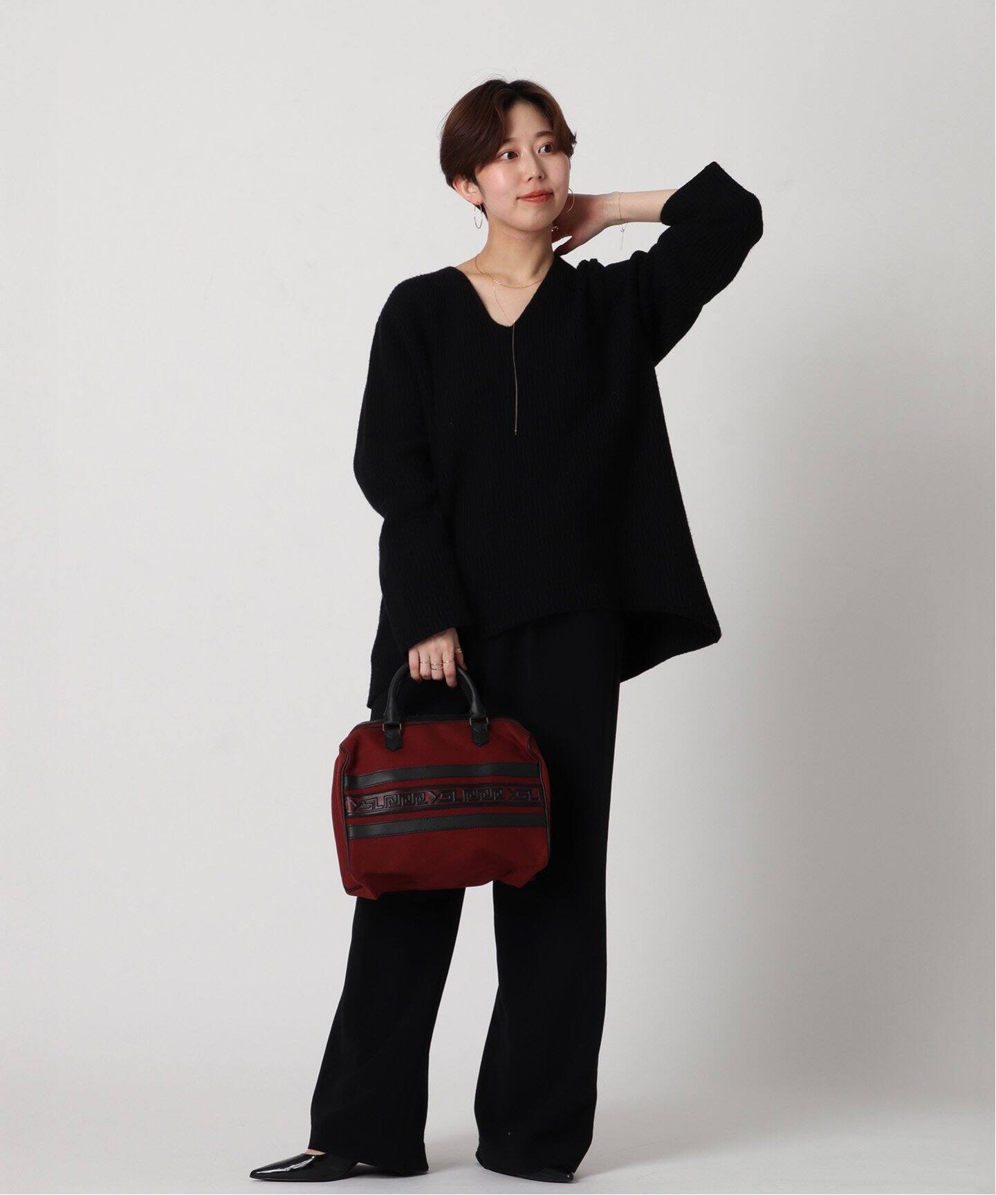 VINTAGE YSL/イヴ サンローラン】 ボストンバッグ（ボストンバッグ 
