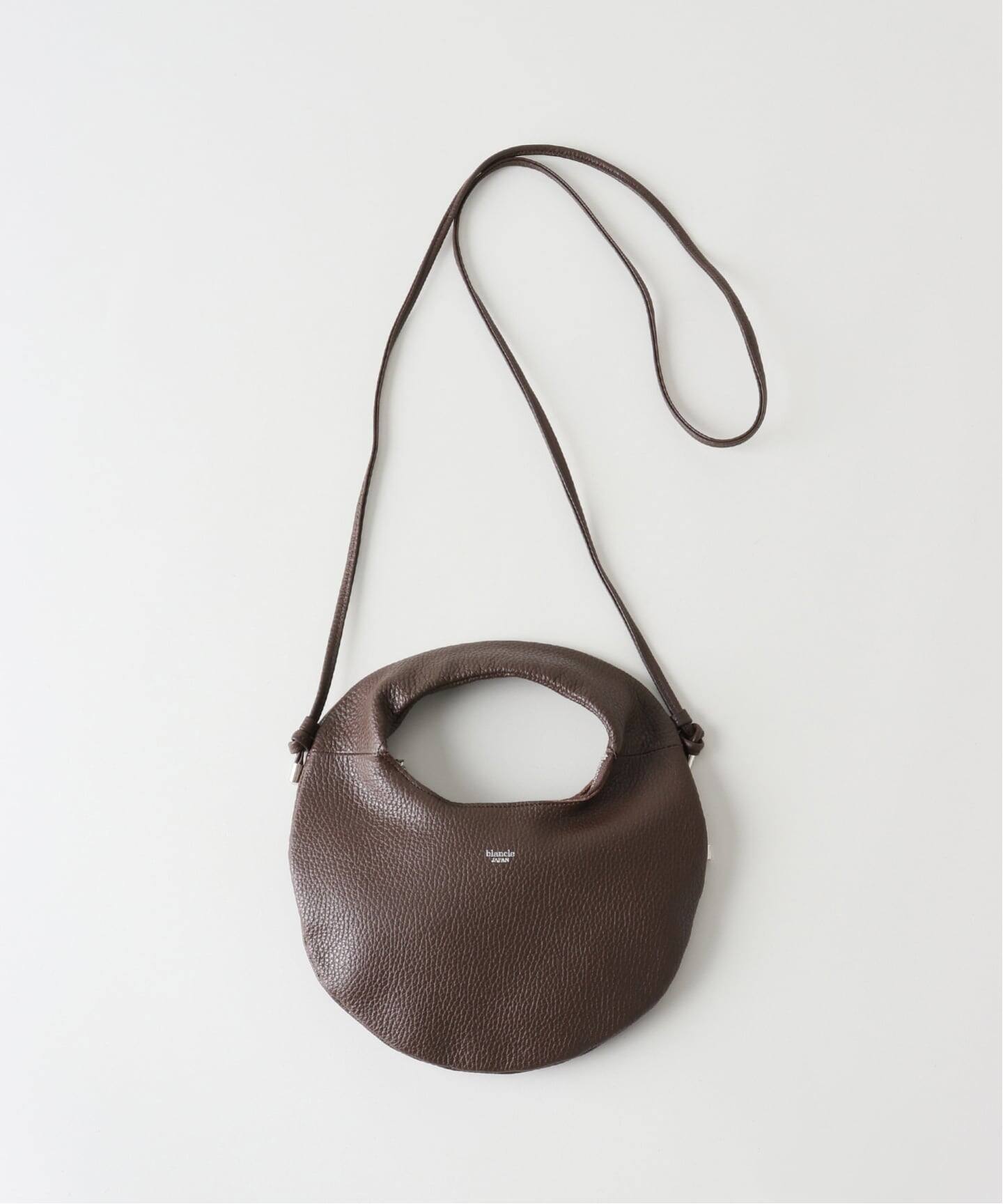 blancle/ ブランクレ】S.LEATHER ROUND MINI 2WAY BAG 