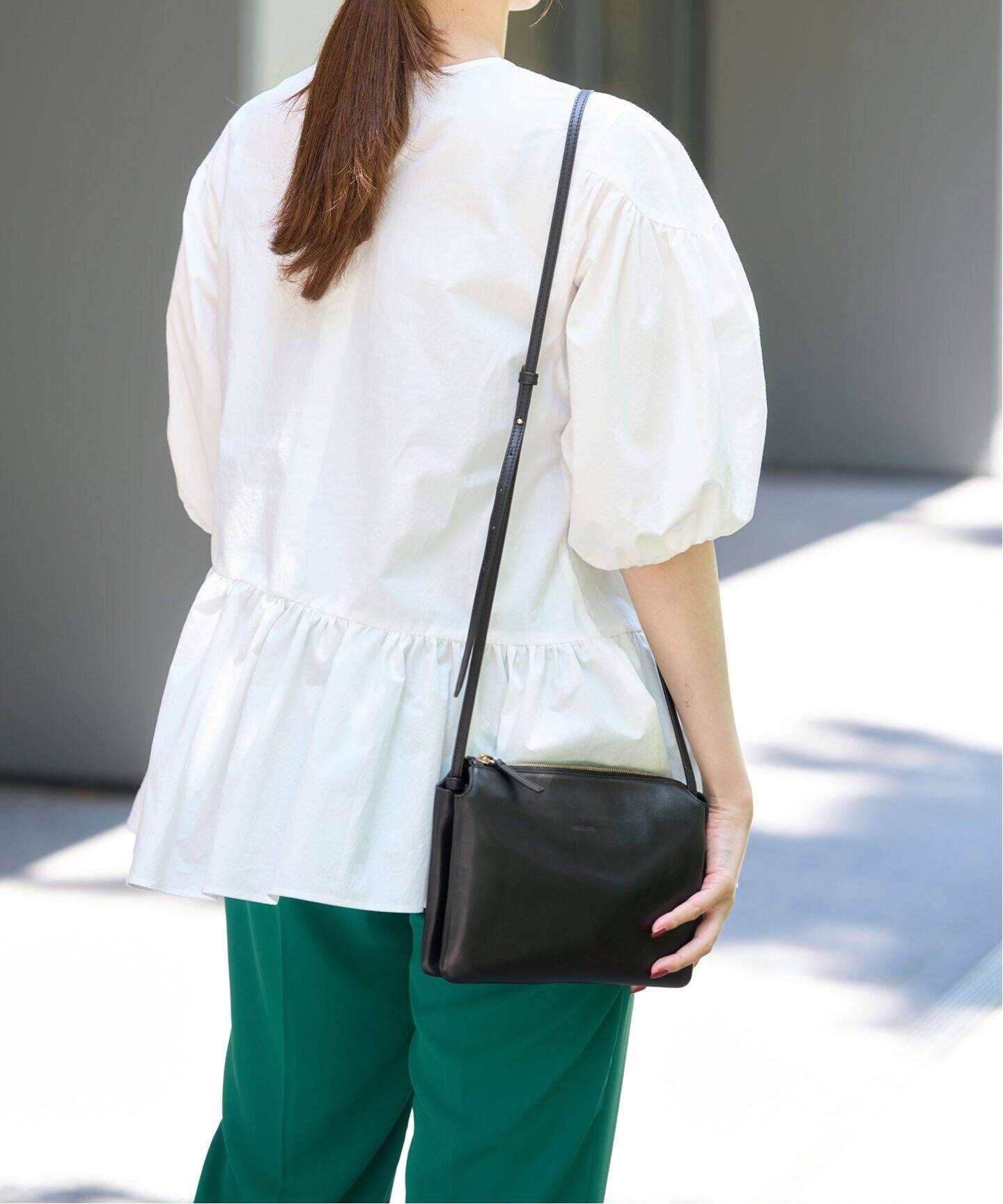 MARLOTA/マルロタ】ZIP POCHETTE / レザージップポシェット 