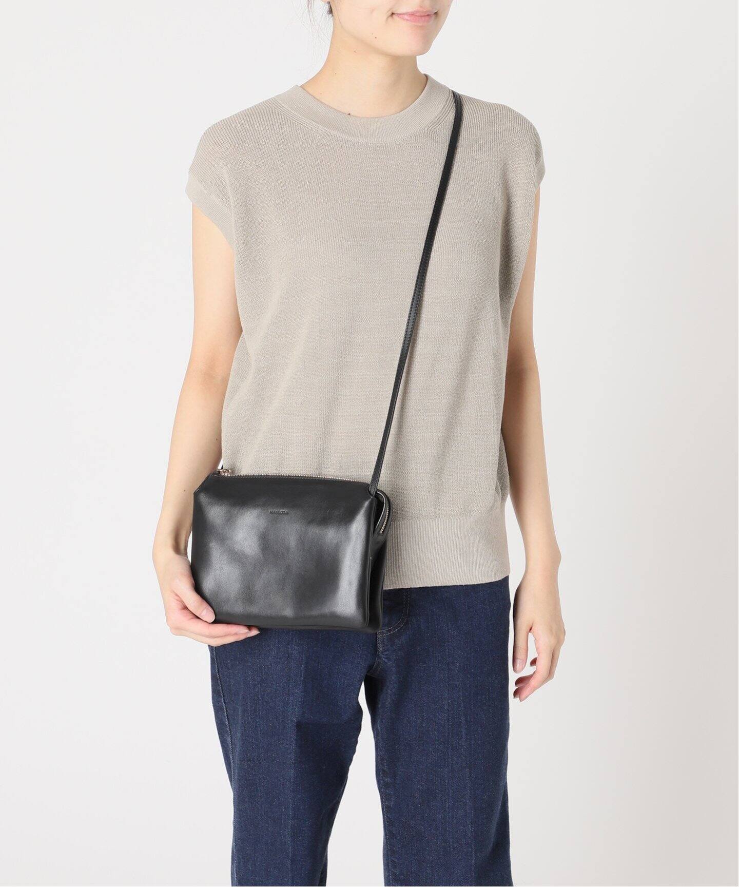 MARLOTA/マルロタ】ZIP POCHETTE / レザージップポシェット 