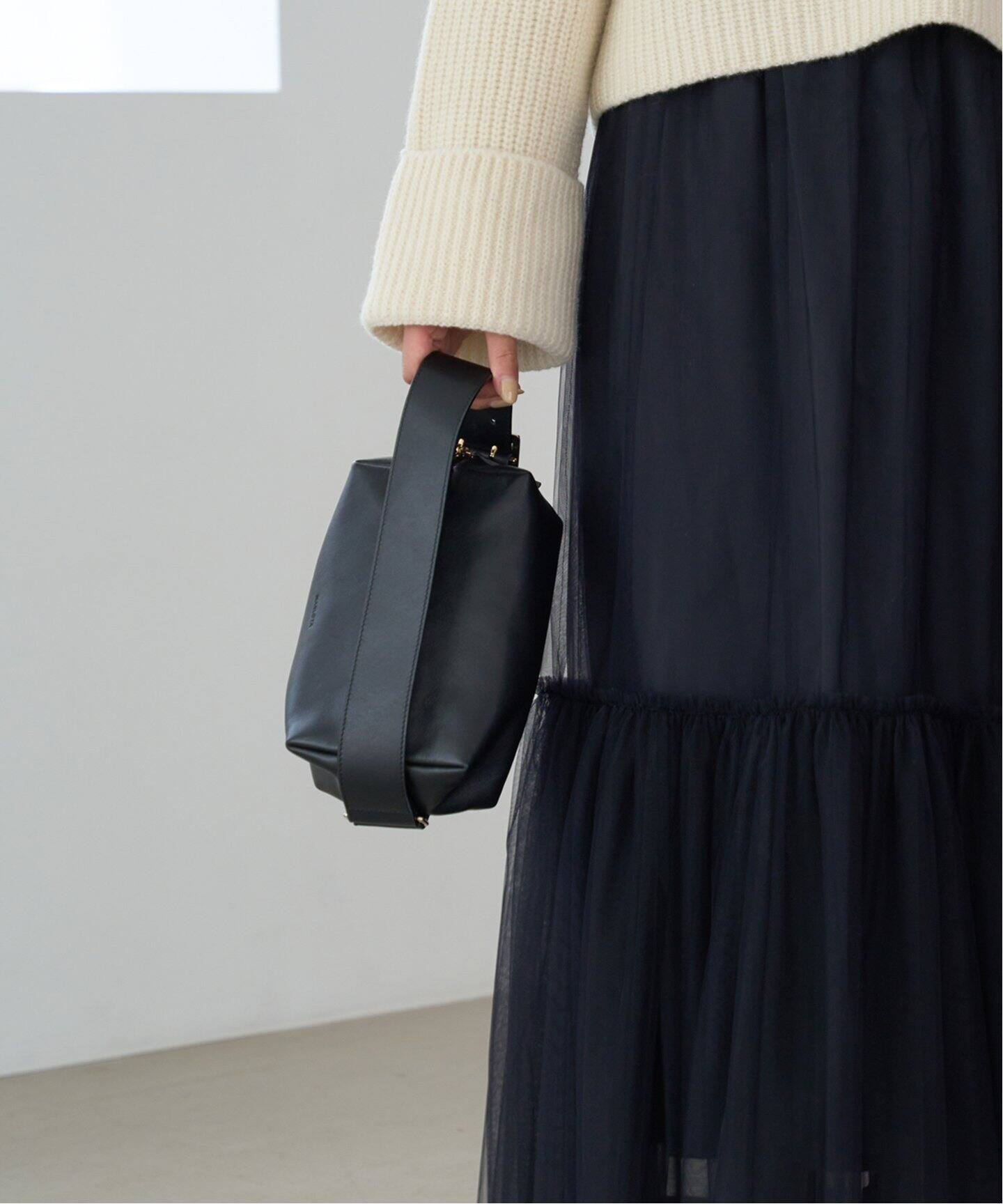 MARLOTA/マルロタ】BOX BAG / レザーボックスバッグ（ハンドバッグ 