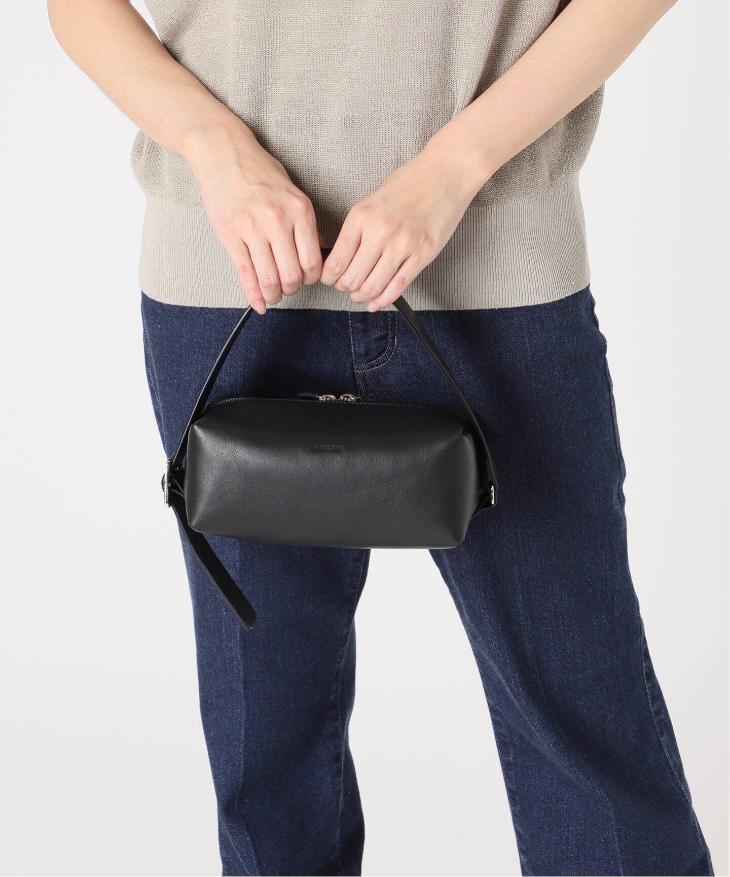 MARLOTA/マルロタ】BOX BAG / レザーボックスバッグ（ハンドバッグ 