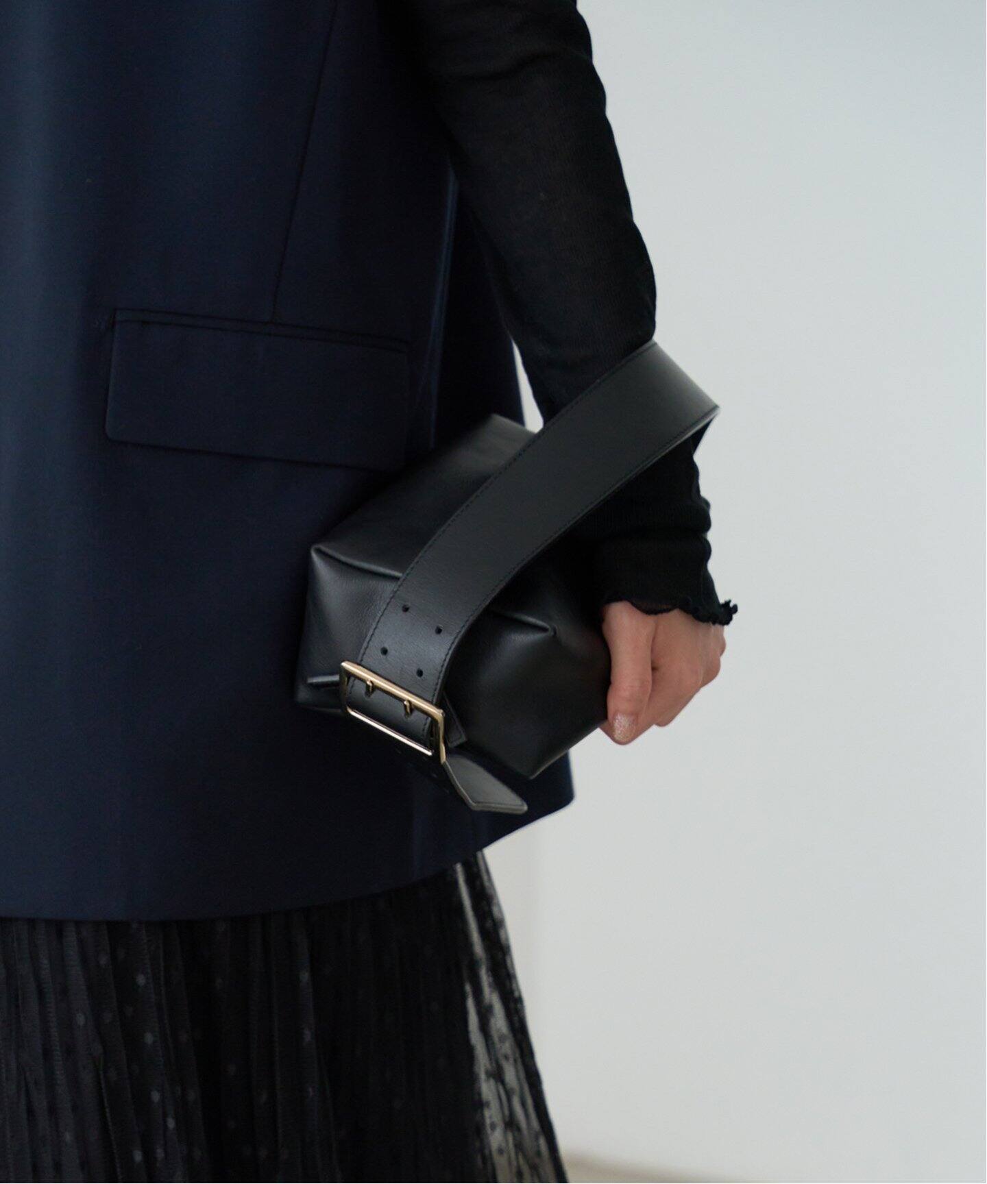 MARLOTA/マルロタ】BOX BAG / レザーボックスバッグ（ハンドバッグ 