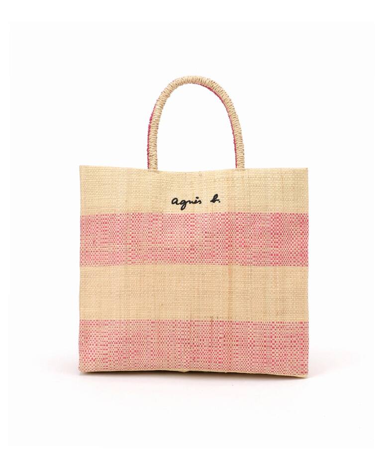 agnes b./アニエス ベー】マダガスカル トートバッグ（トートバッグ  