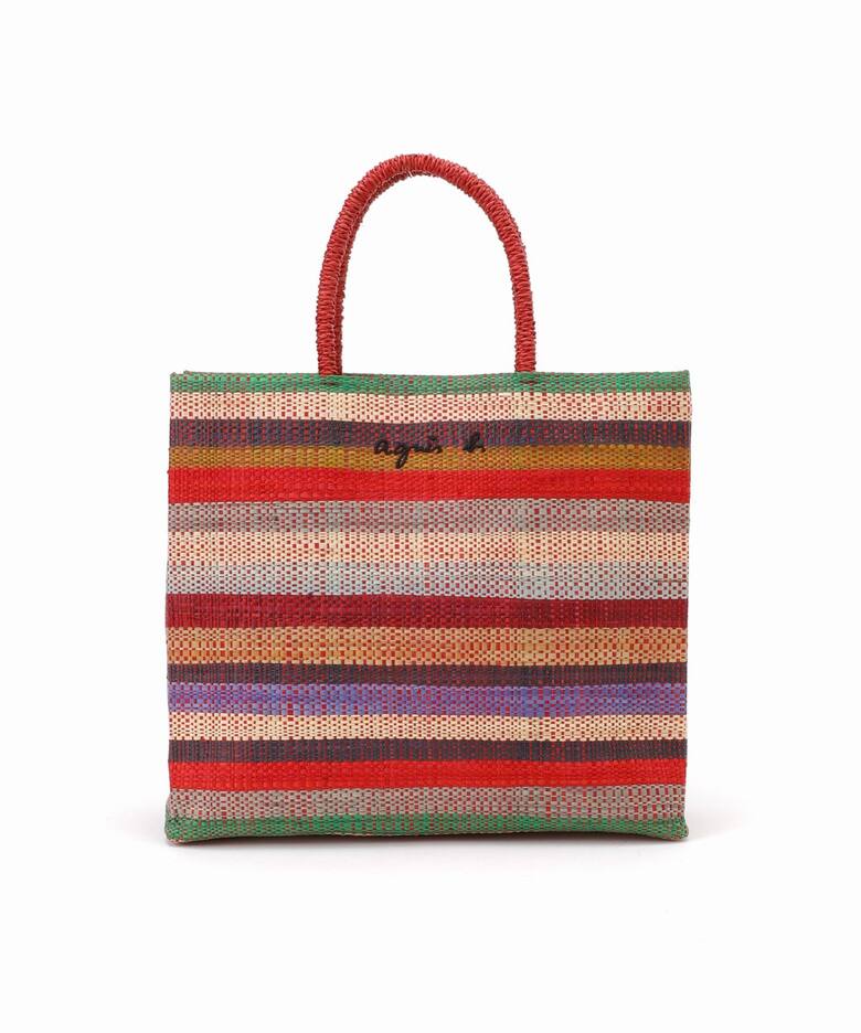 agnes b./アニエス ベー】マダガスカル トートバッグ（トートバッグ  