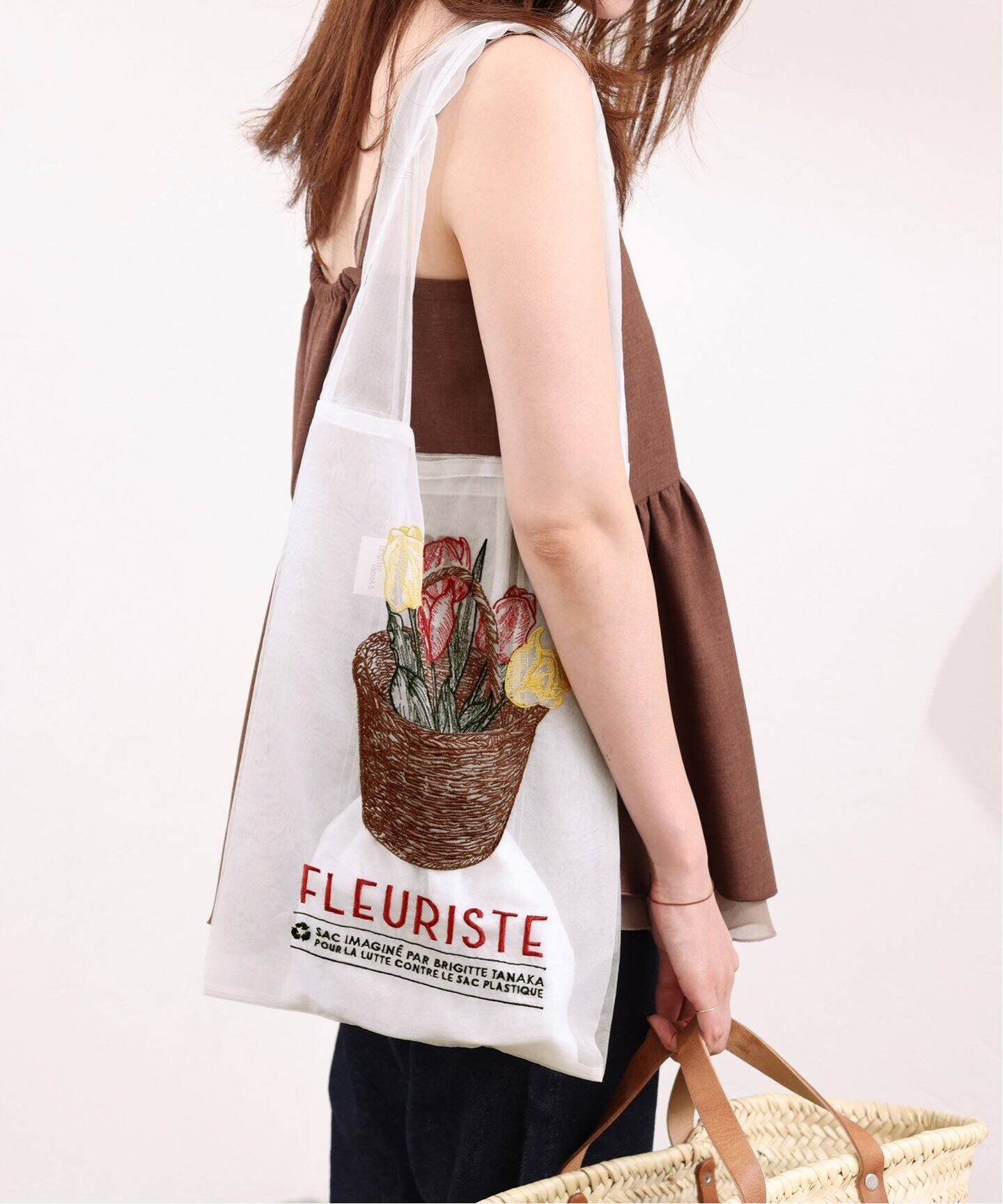 BRIGITTE TANAKA/ブリジット タナカ】FLEURISTE オーガンジーバッグ 