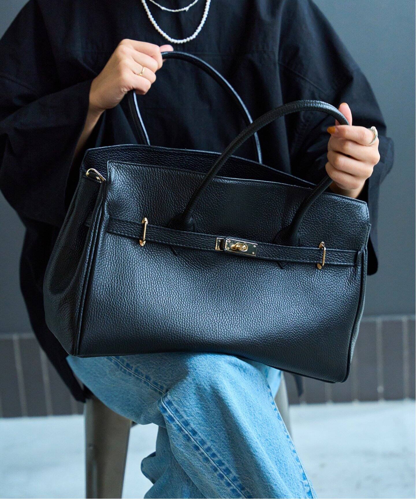 AULENTTI/オウレンティ】レザートートWITHベルト（トートバッグ  