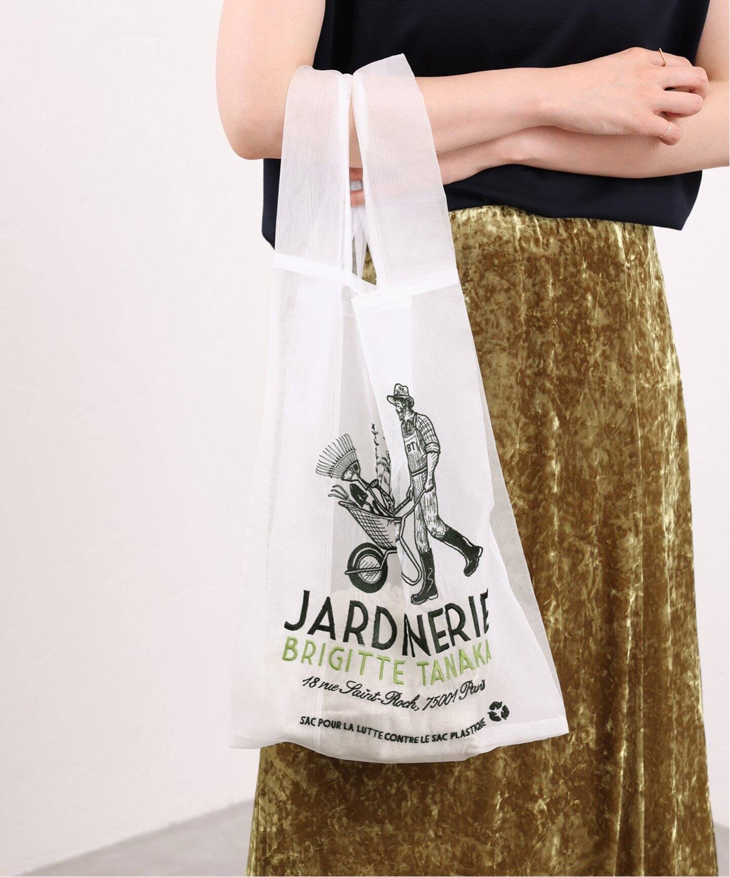 BRIGITTE TANAKA/ブリジット タナカ】JARDINERIE オーガンジーバッグ 