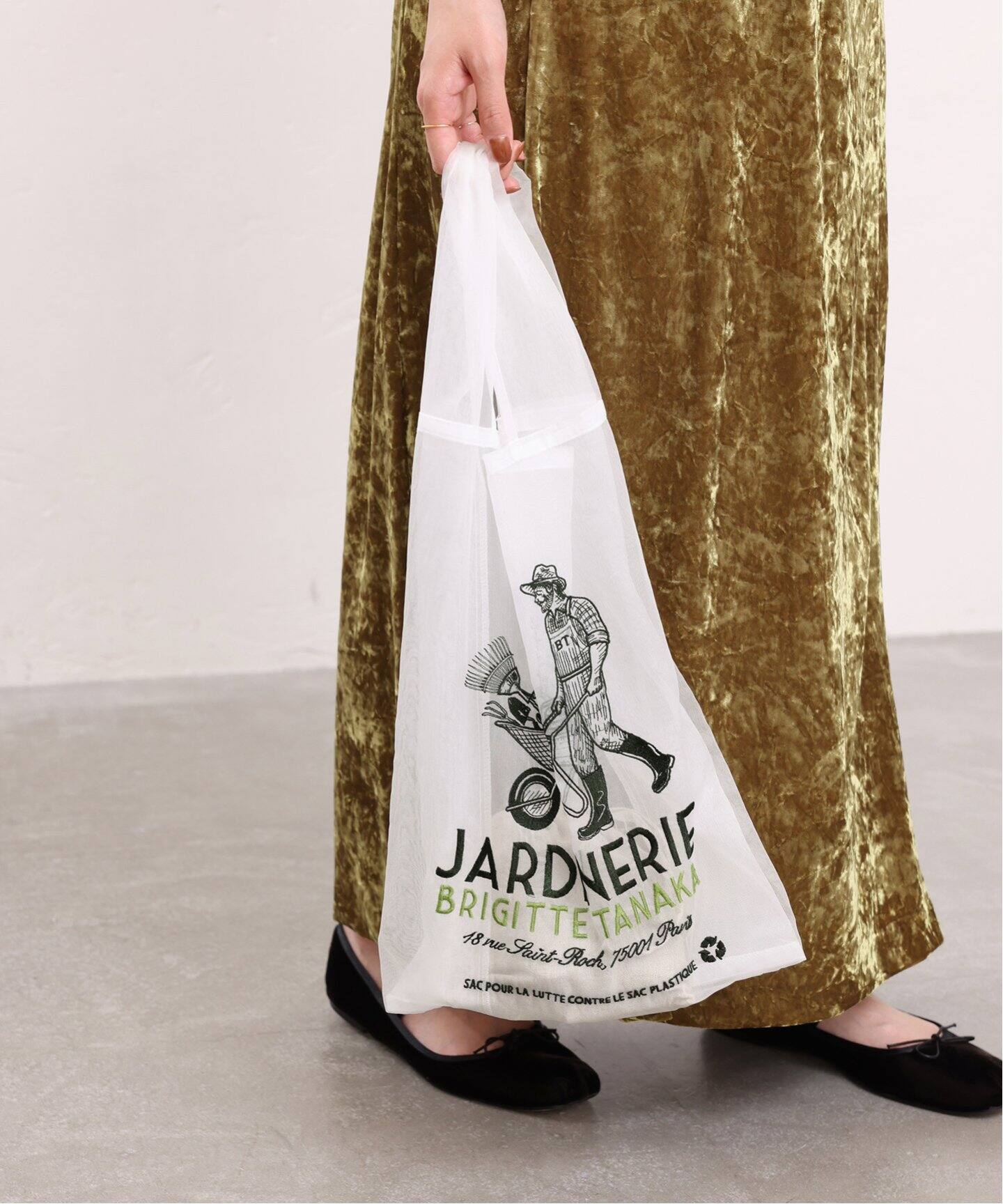 BRIGITTE TANAKA/ブリジット タナカ】JARDINERIE オーガンジーバッグ  