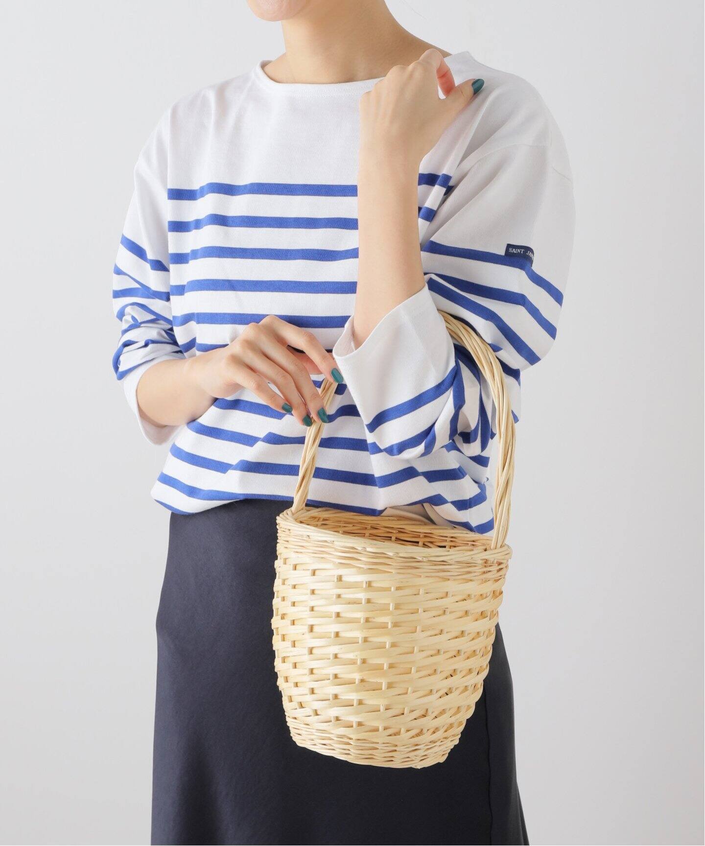 VANNERIE DE VILLAINES/ヴァヌリー ド ヴィレンヌ】PANIER バスケット  