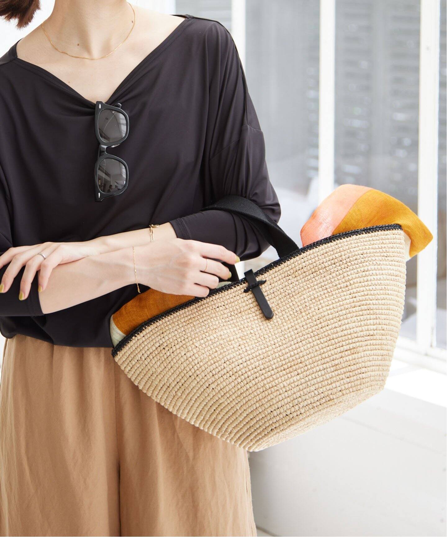 MAISON N.H PARIS】 CARLA GRANDハンドバッグ（ハンドバッグ）｜SLOBE  